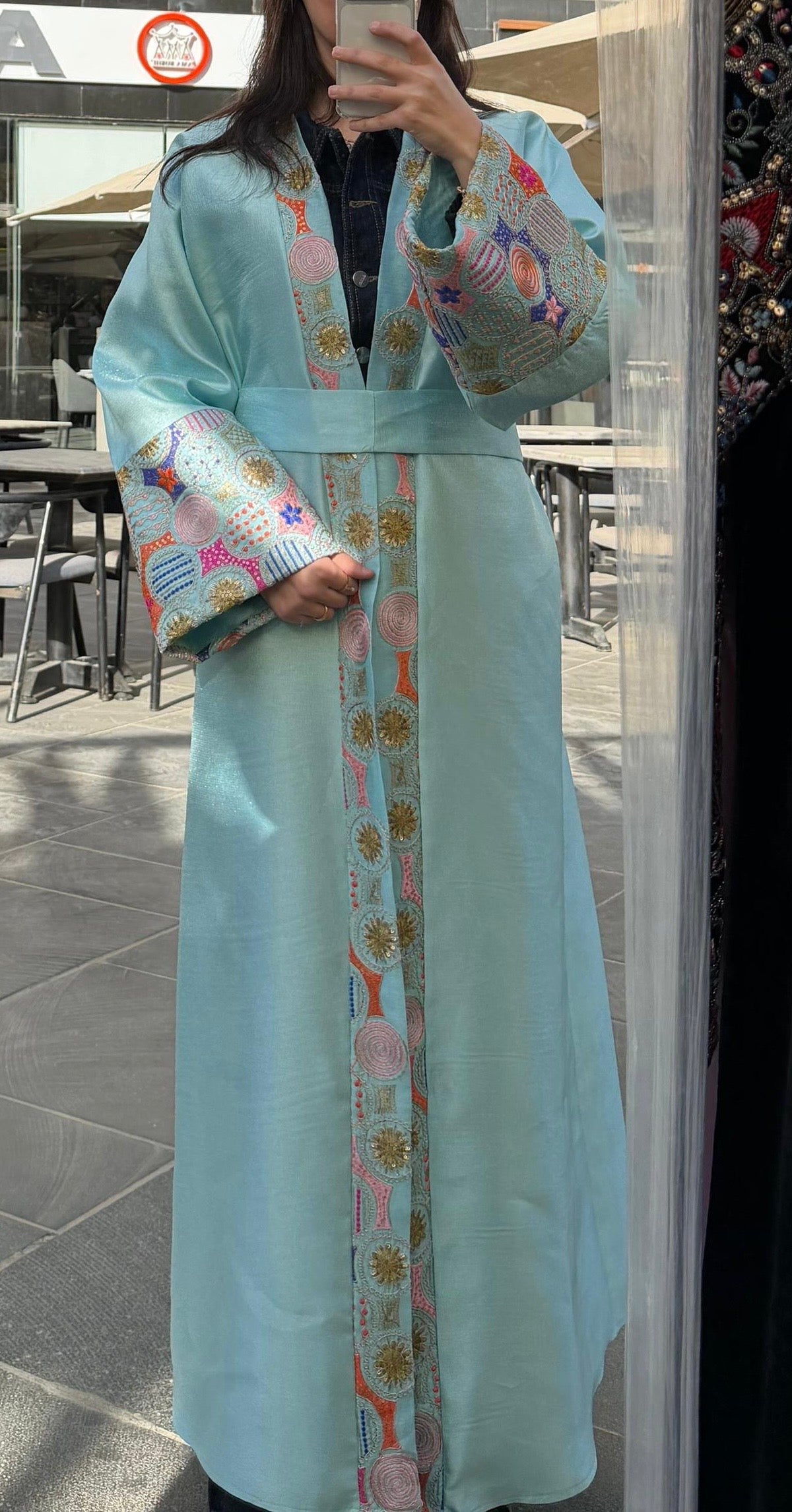 Soft Sky Kaftan