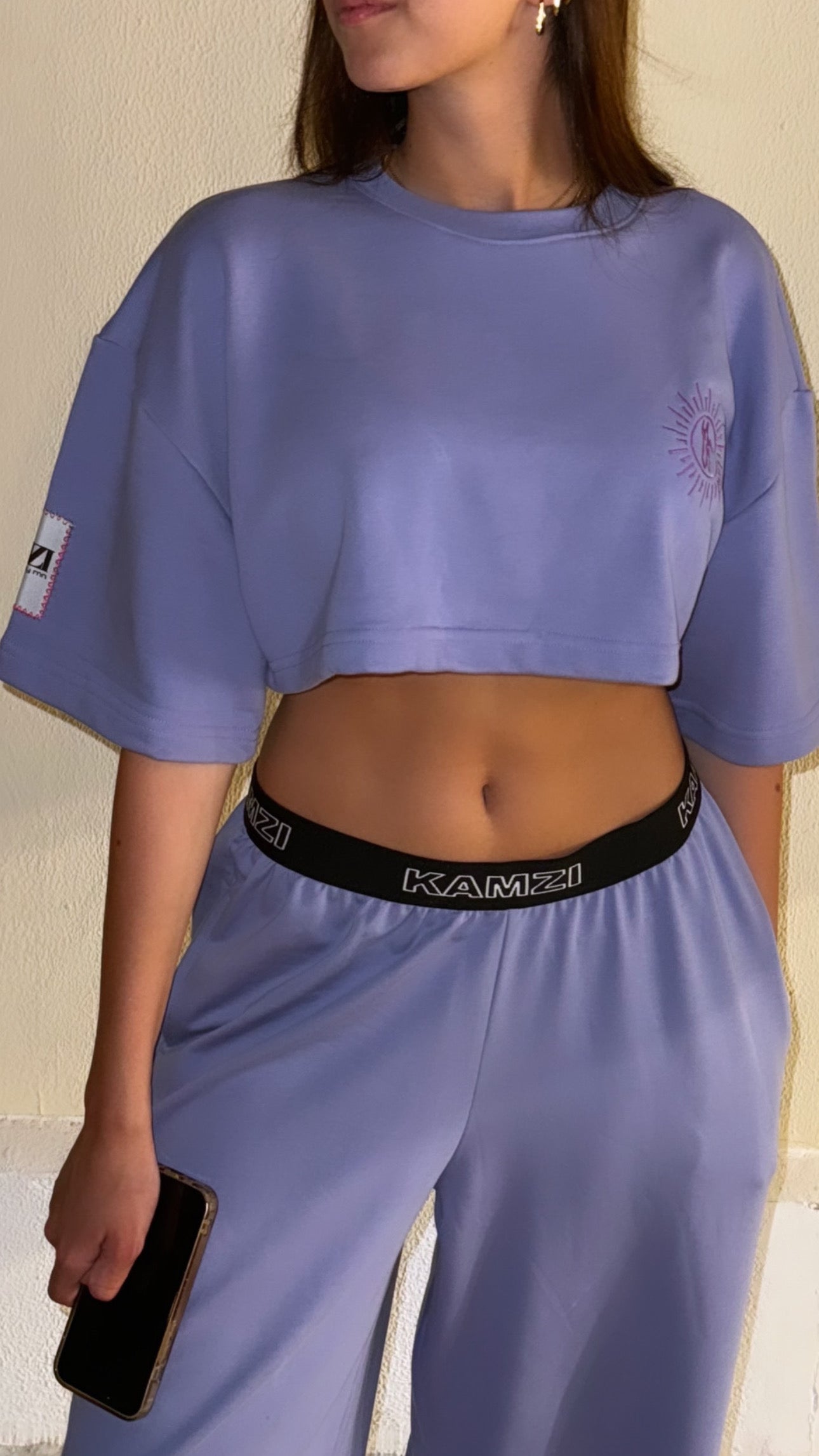 Kamzi Summer Dark P￼urple Pants