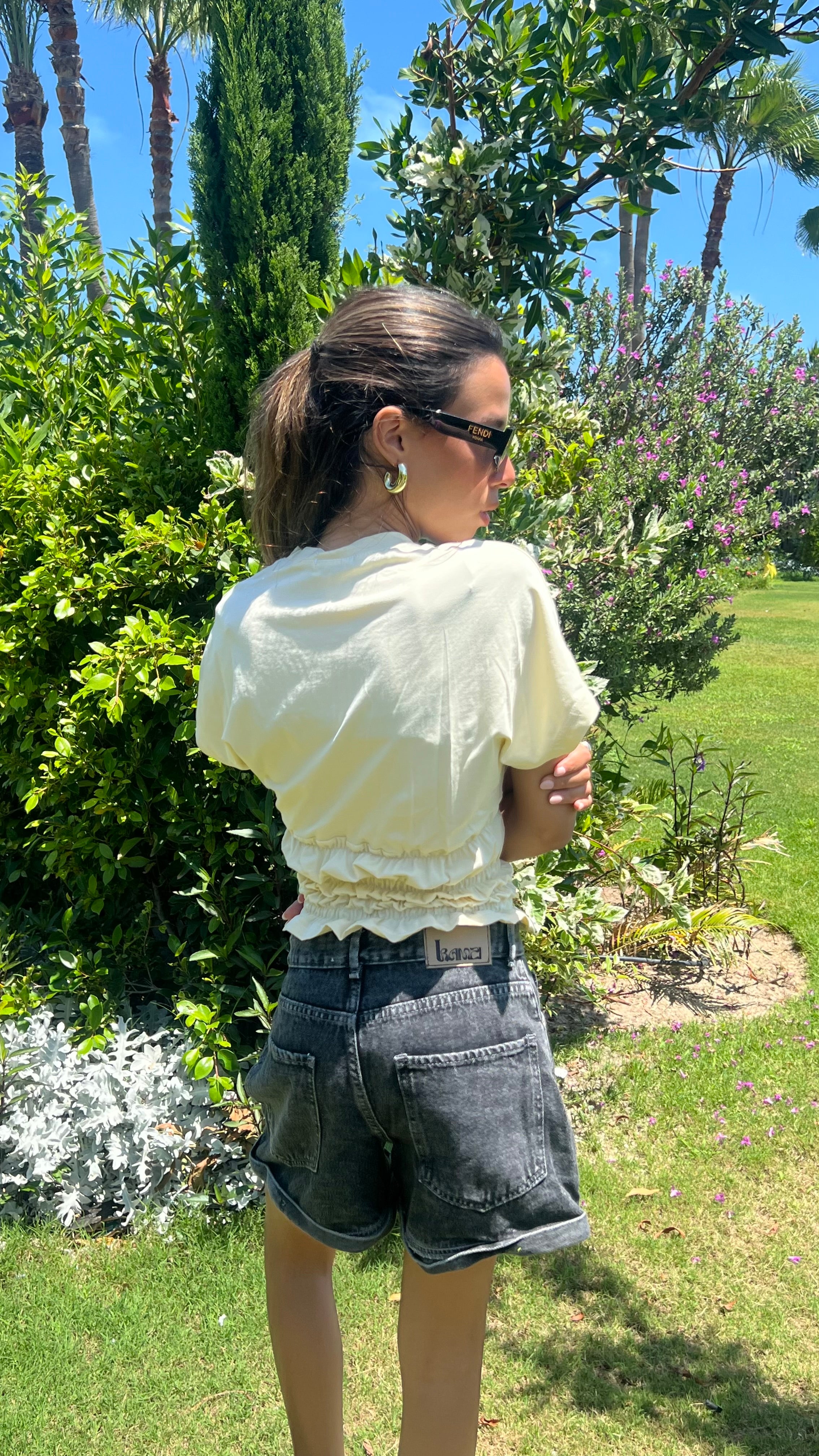 Shirred Waist Top