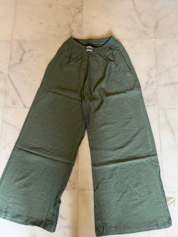 Linen Pants In Olive