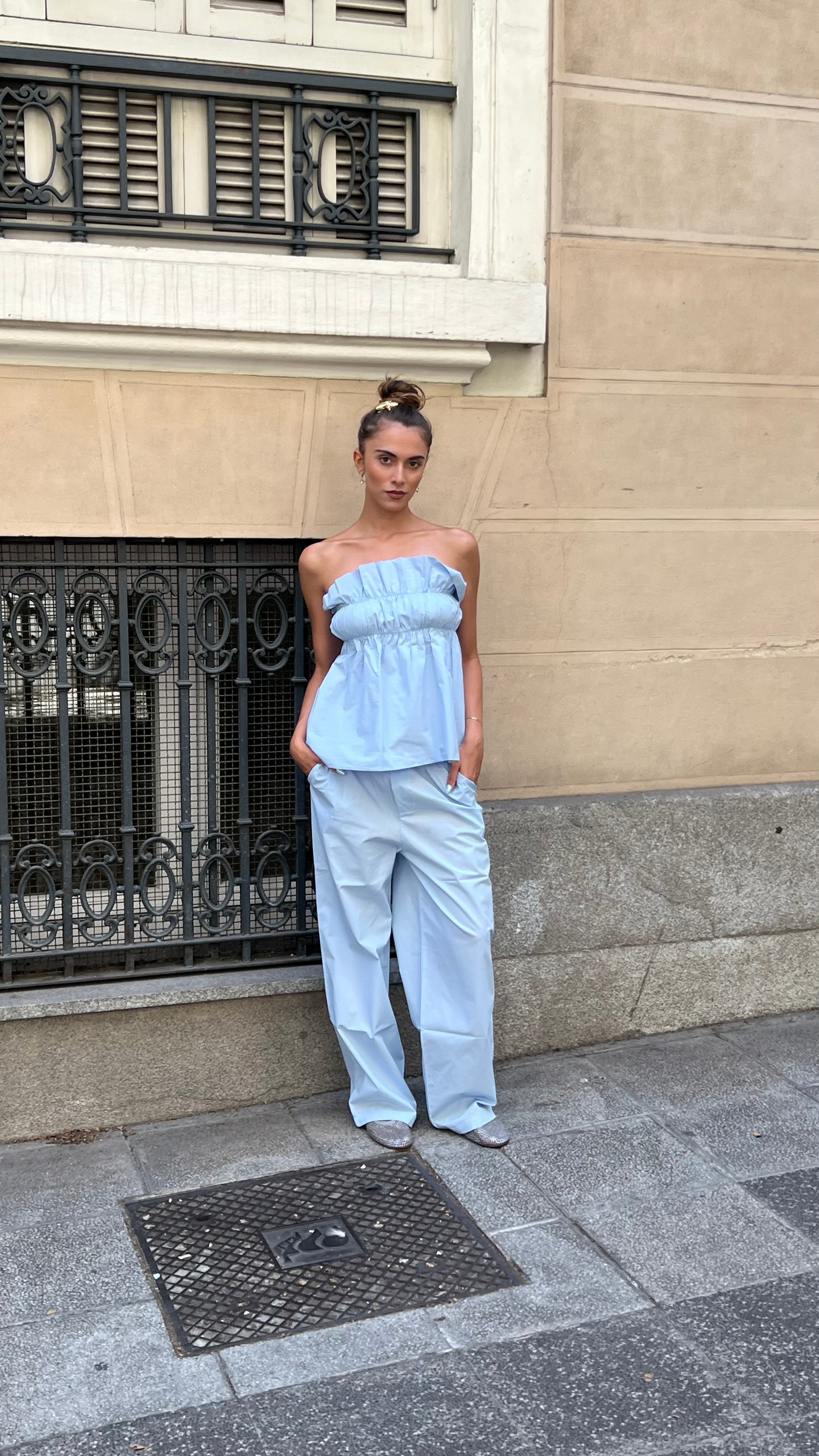 Serene Flow Set In Baby Blue