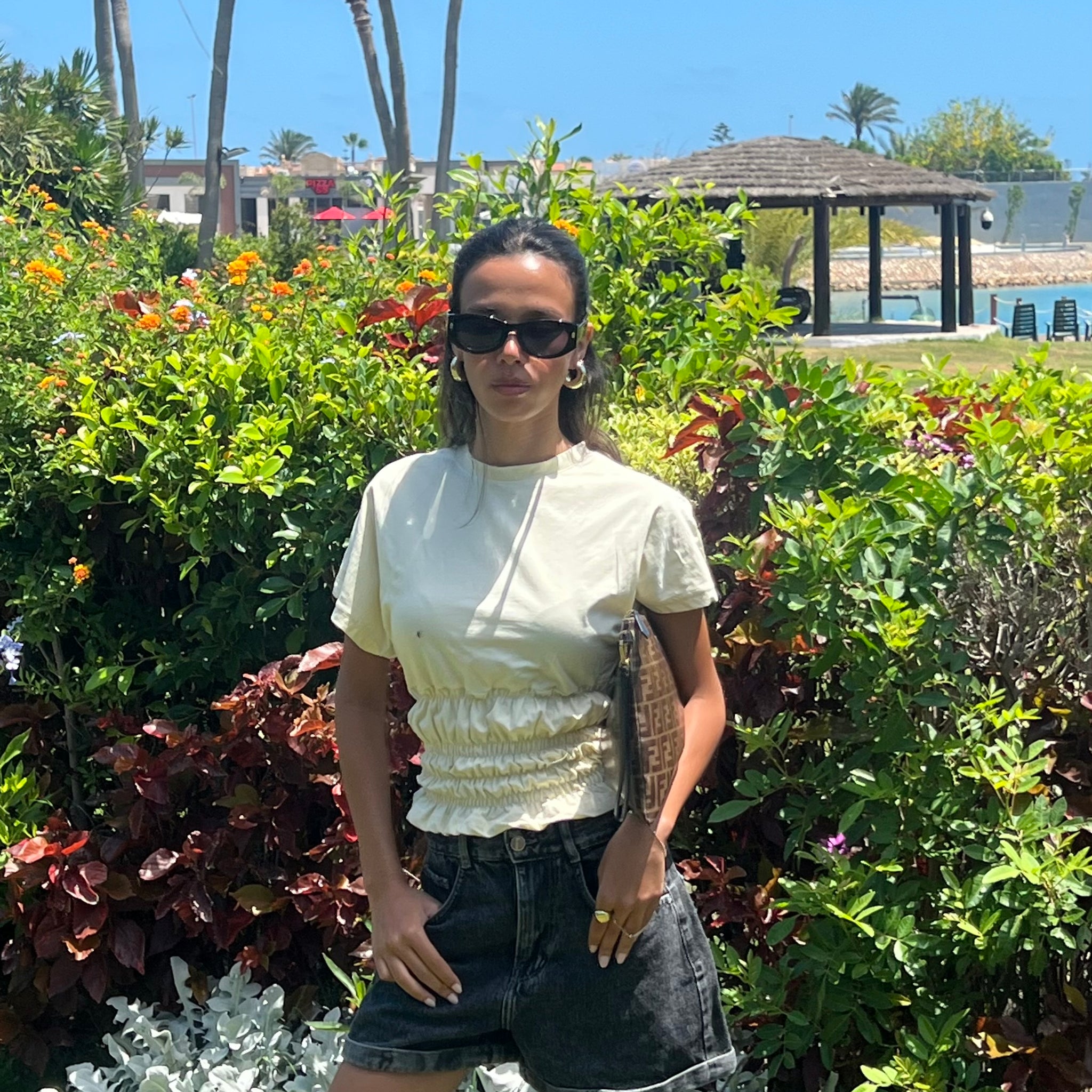 Shirred Waist Top