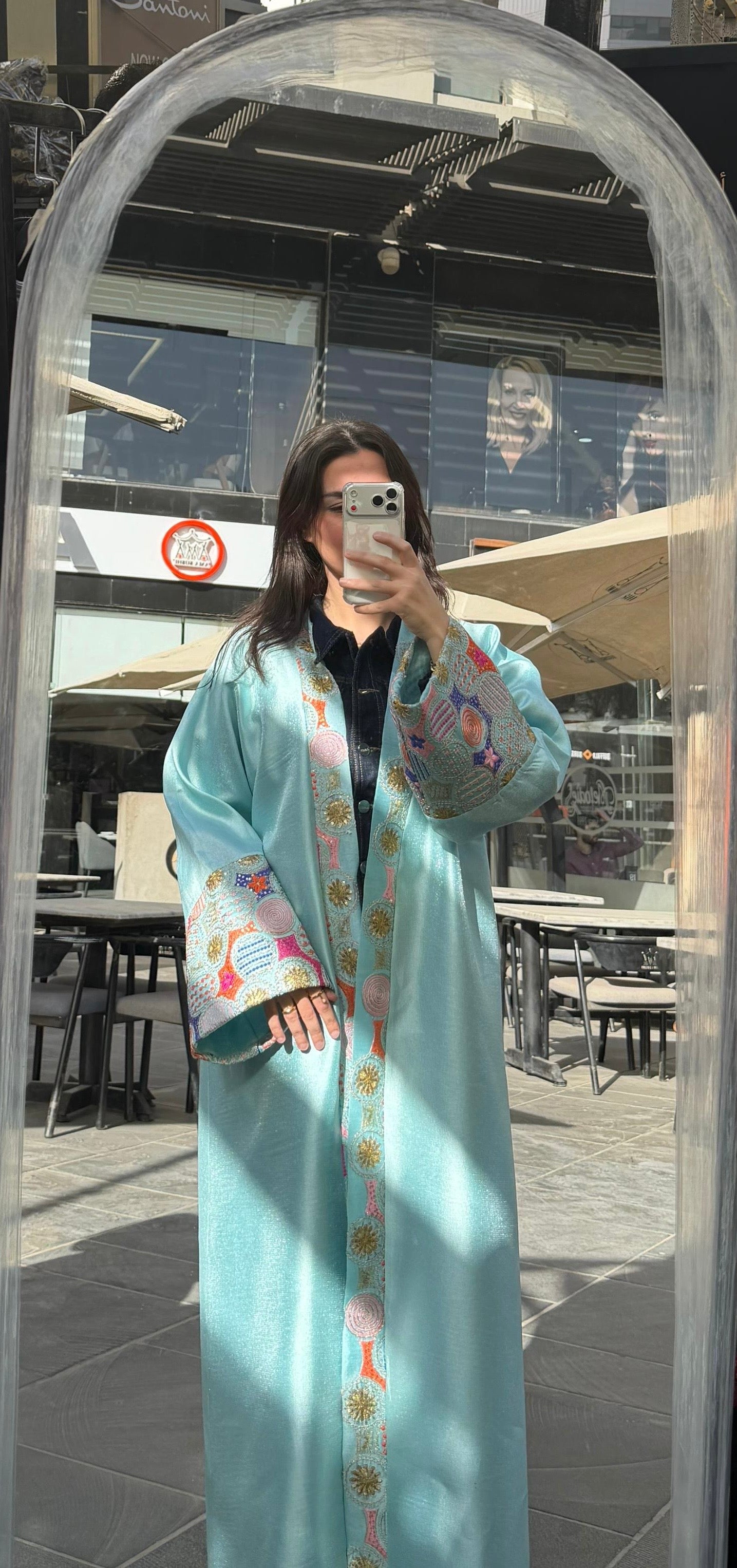 Soft Sky Kaftan