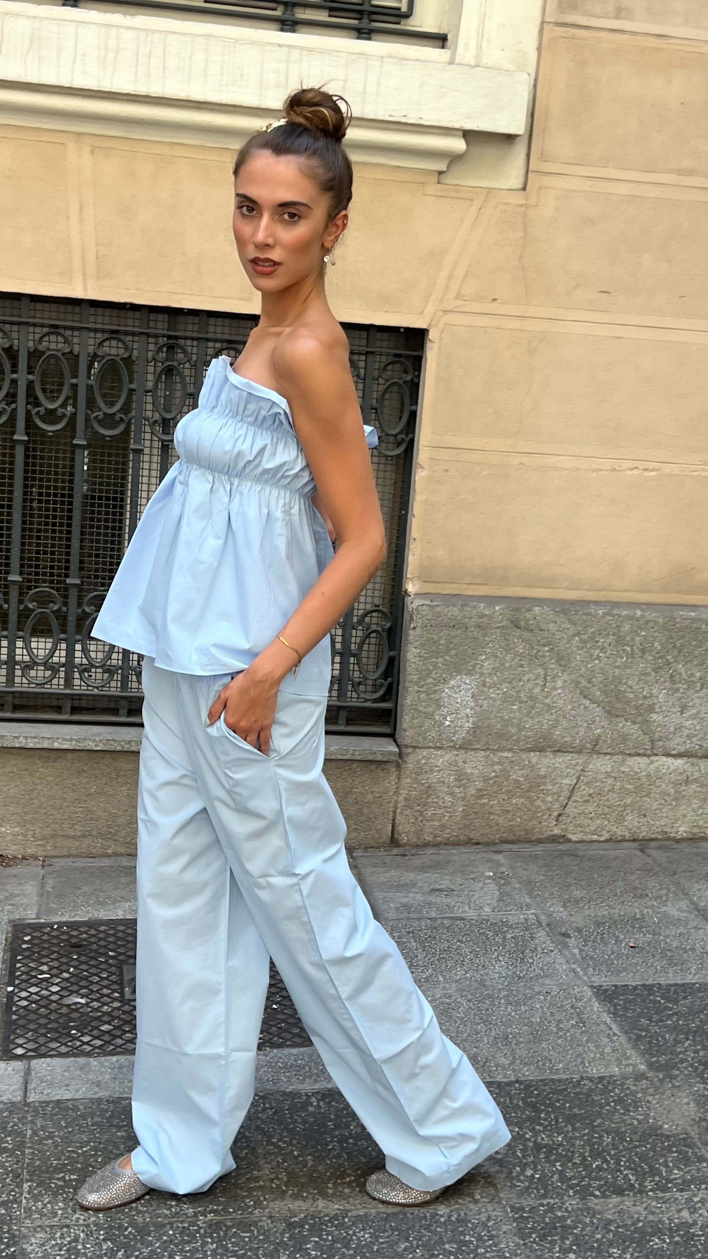 Serene Flow Set In Baby Blue