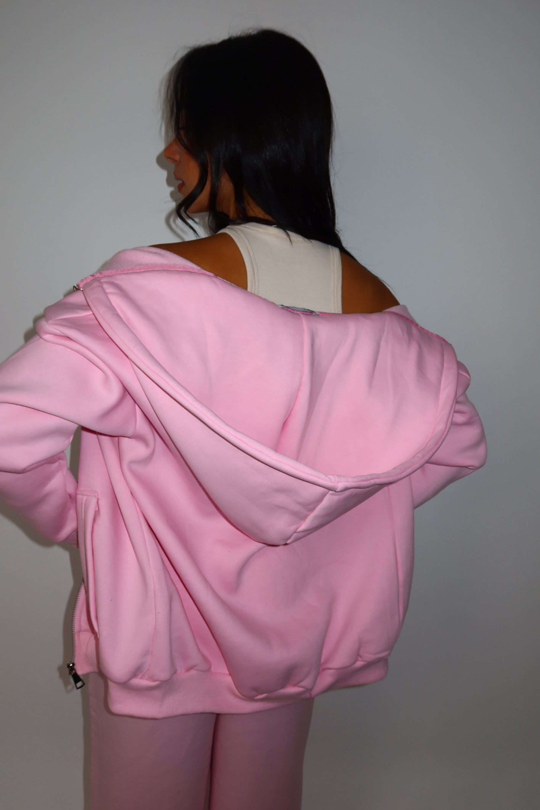 Oversized Zip Up Jacket