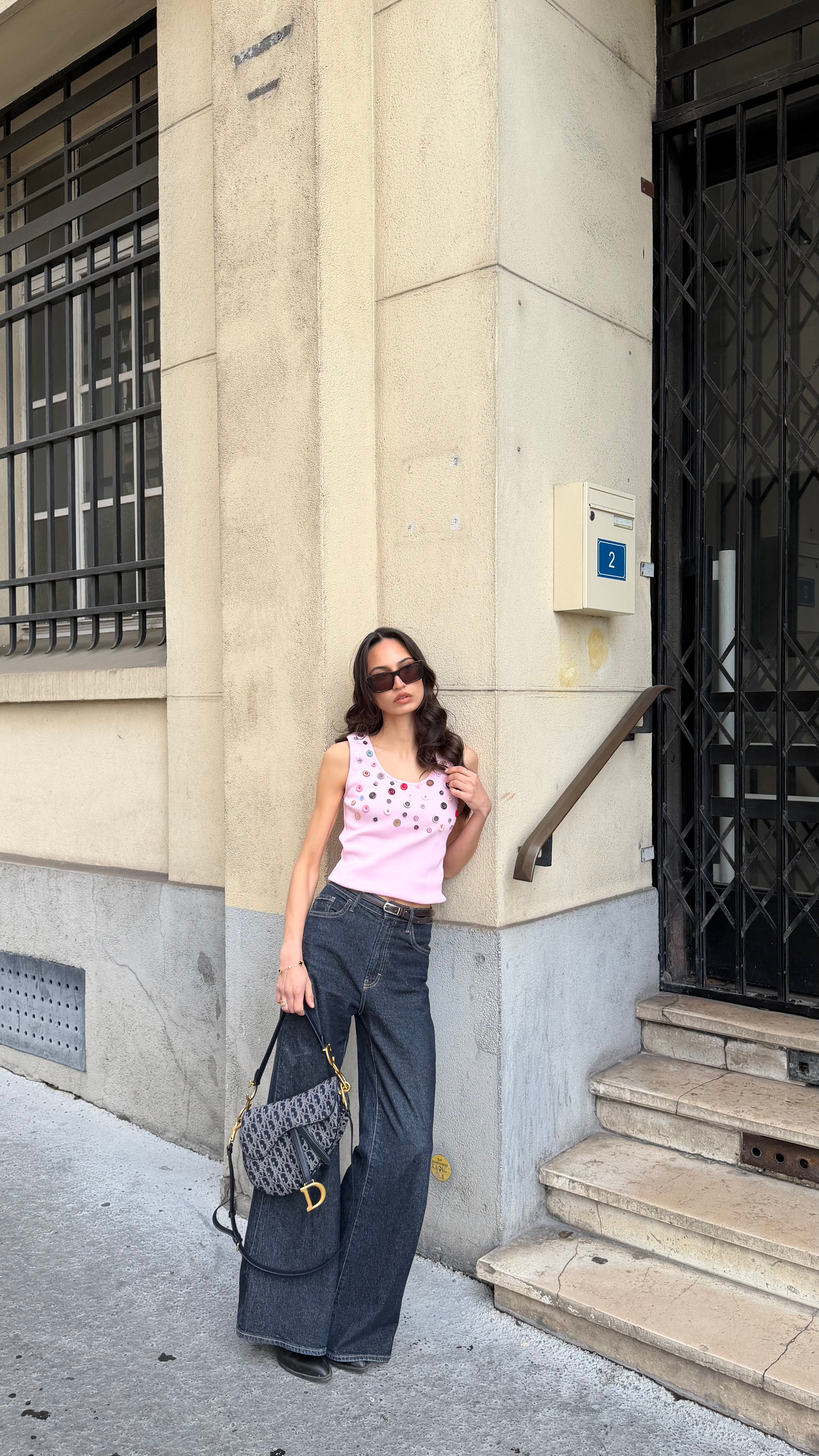 Button Embellished Top