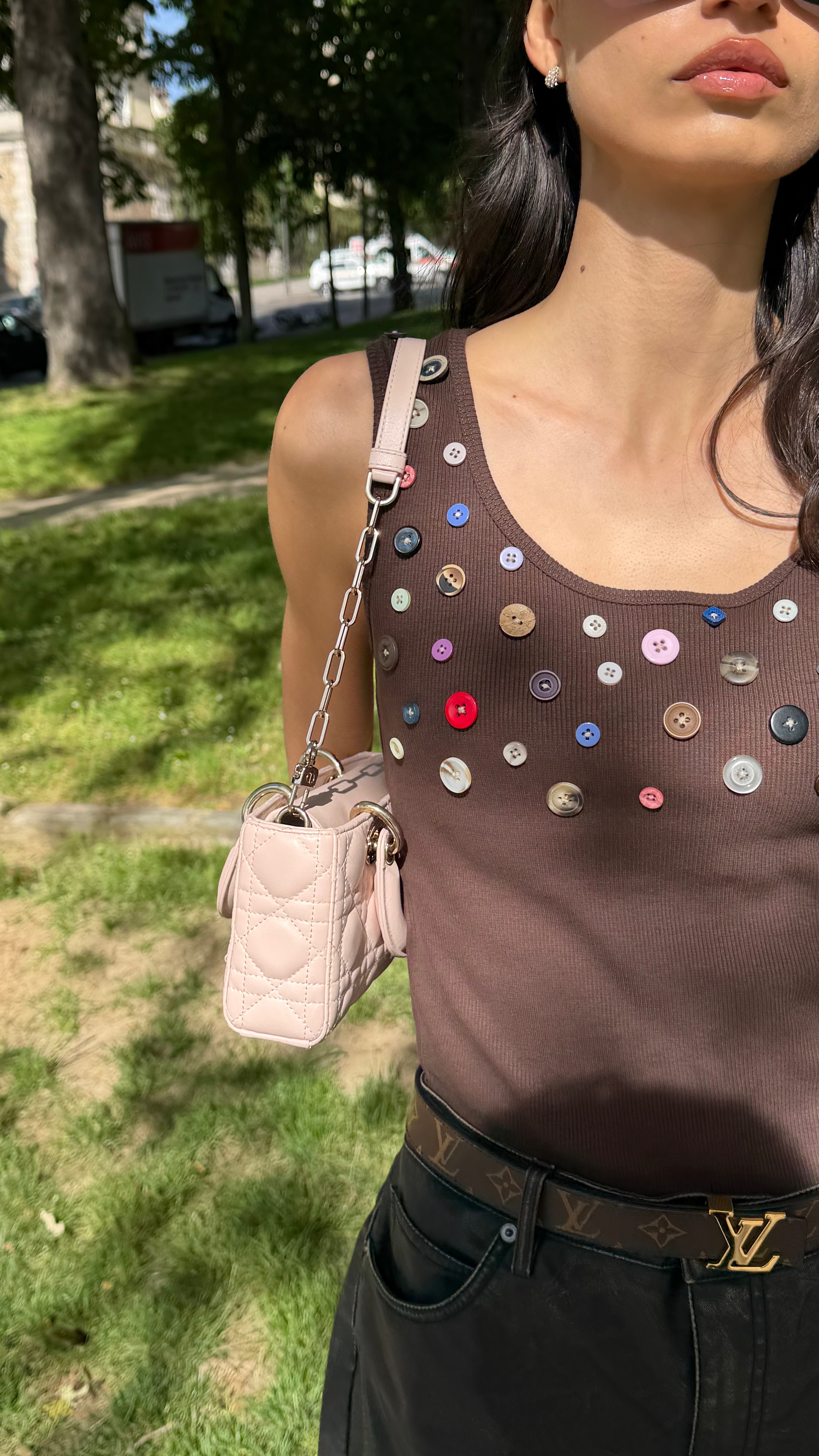 Button Embellished Top