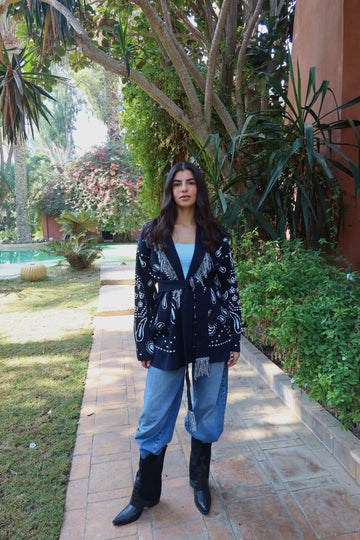 [PRE ORDER] Navy Bloom Coat