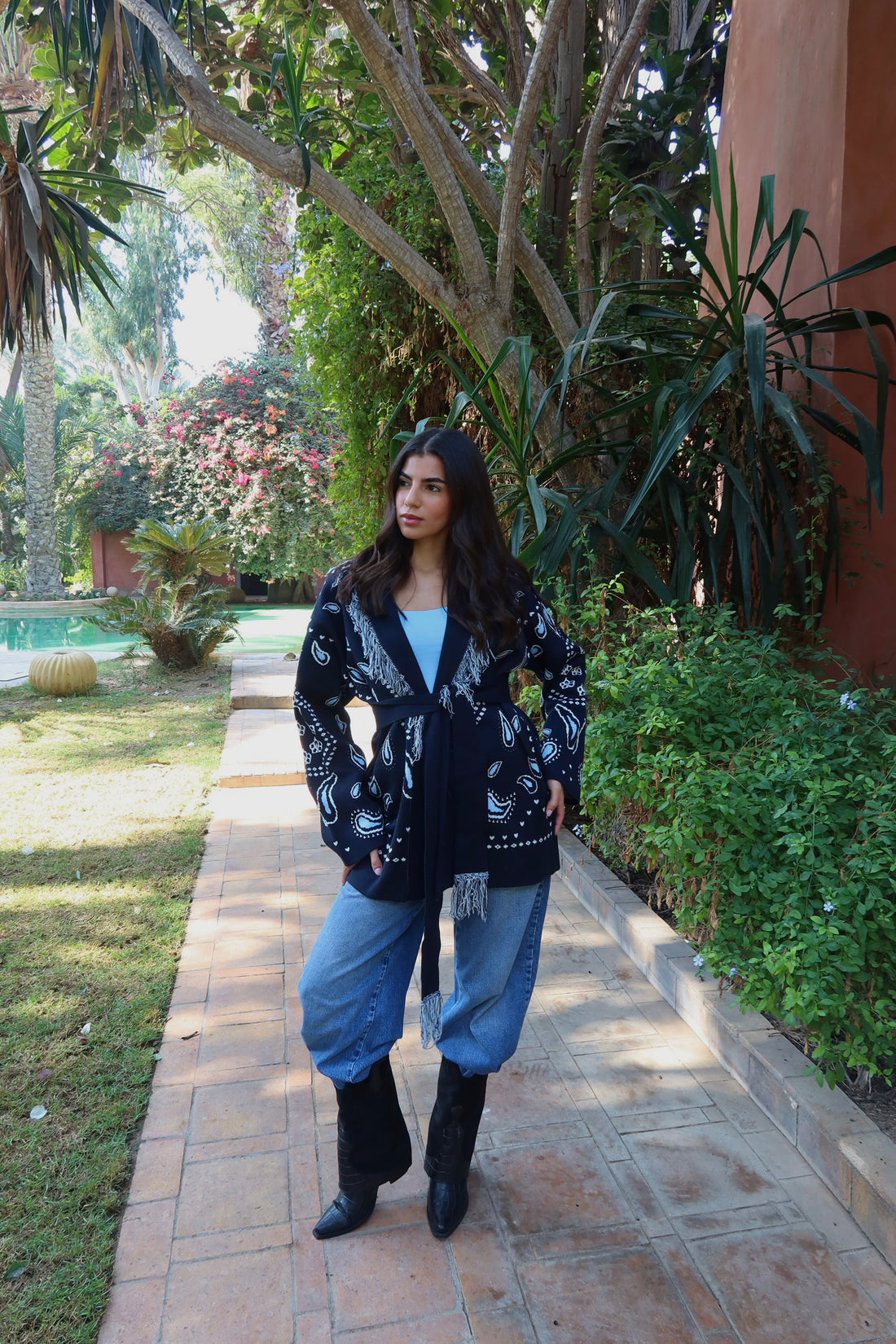 [PRE ORDER] Navy Bloom Coat