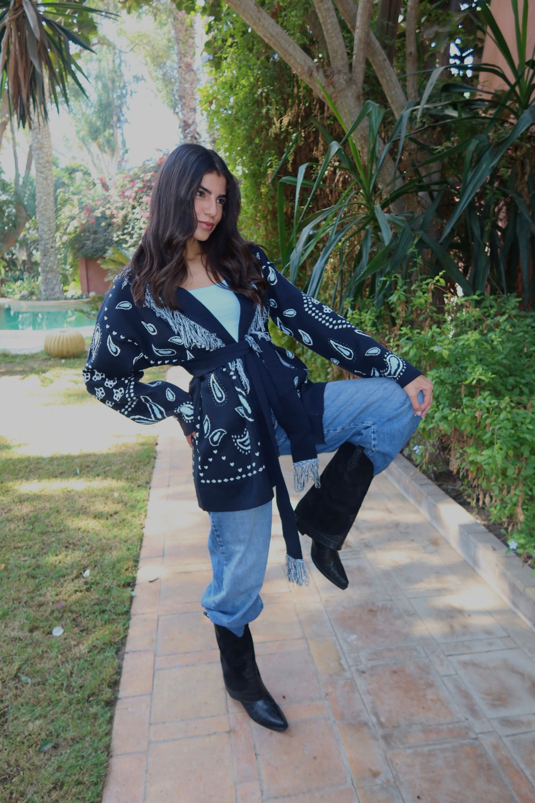 [PRE ORDER] Navy Bloom Coat