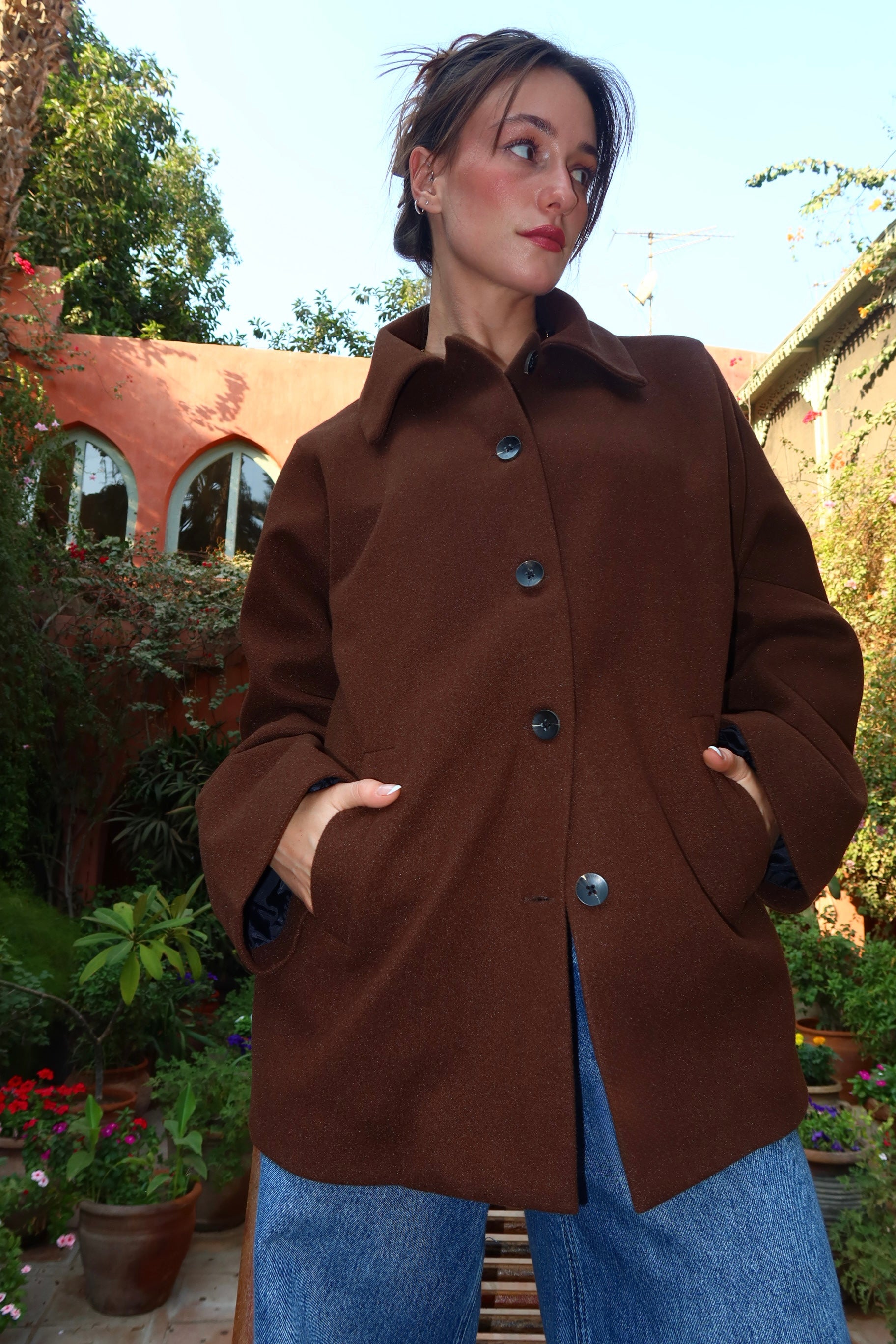 Crimson Edge Coat – kamzi