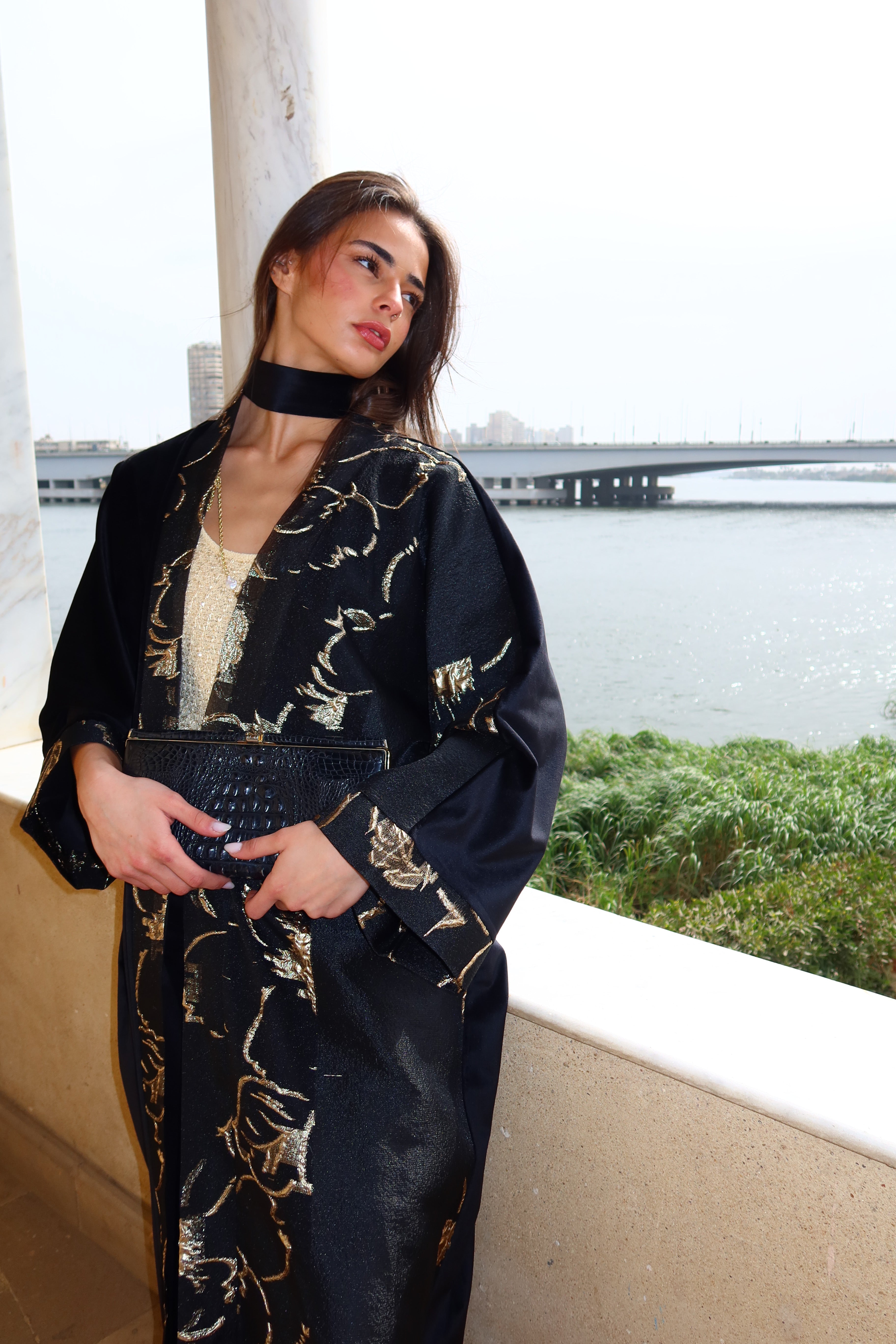 Golden Night Velvet Kaftan