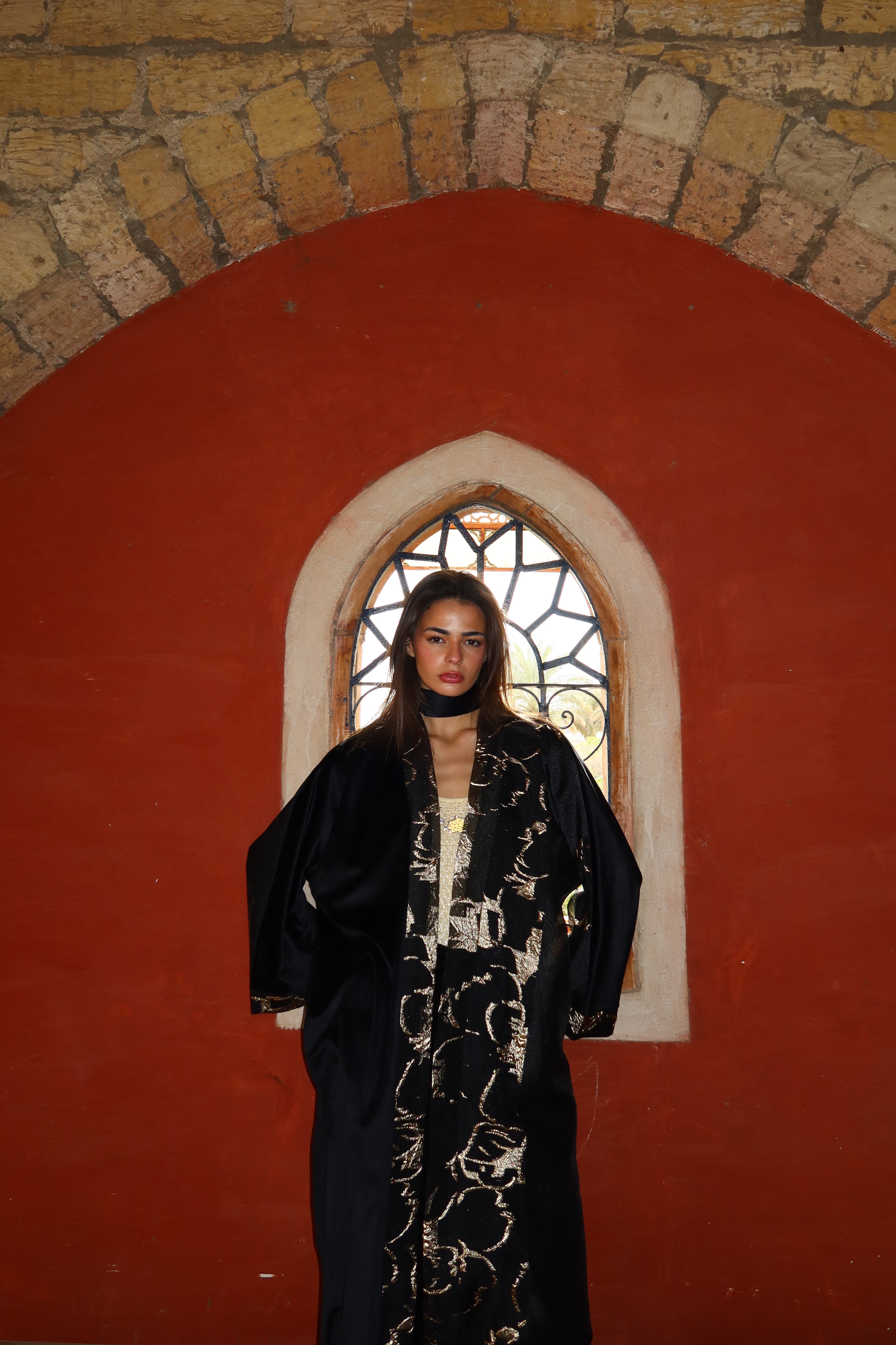 Golden Night Velvet Kaftan