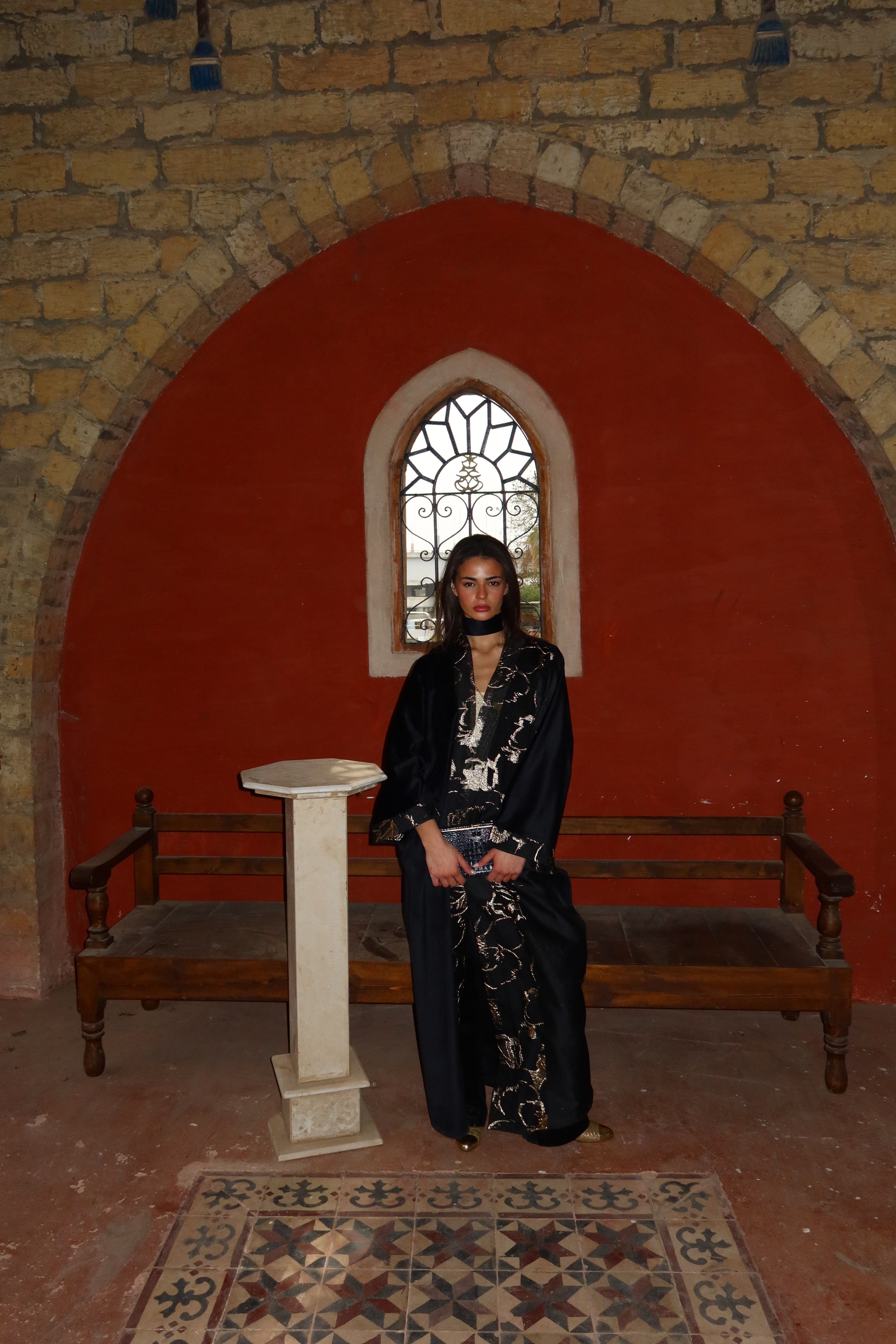 Golden Night Velvet Kaftan