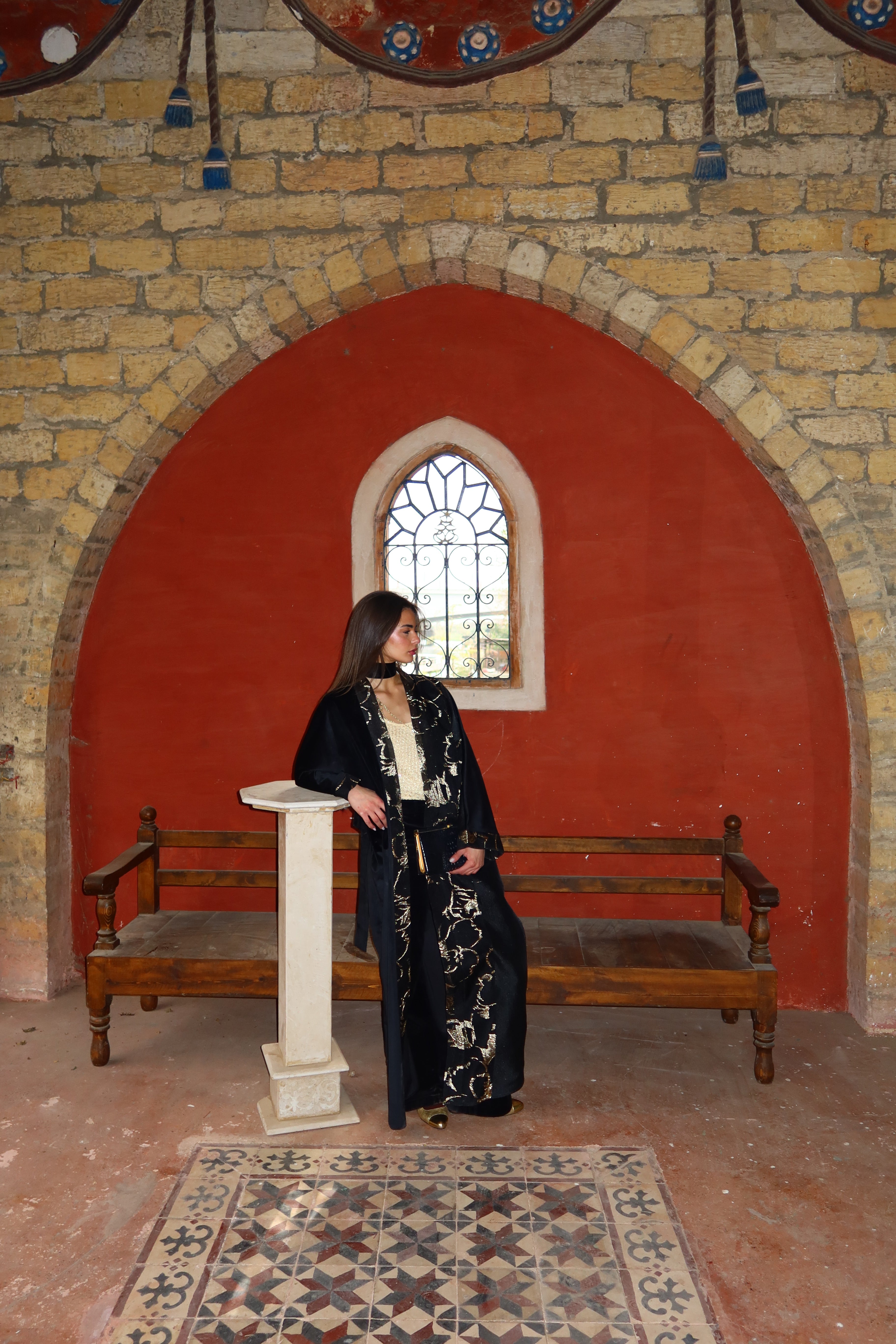 Golden Night Velvet Kaftan