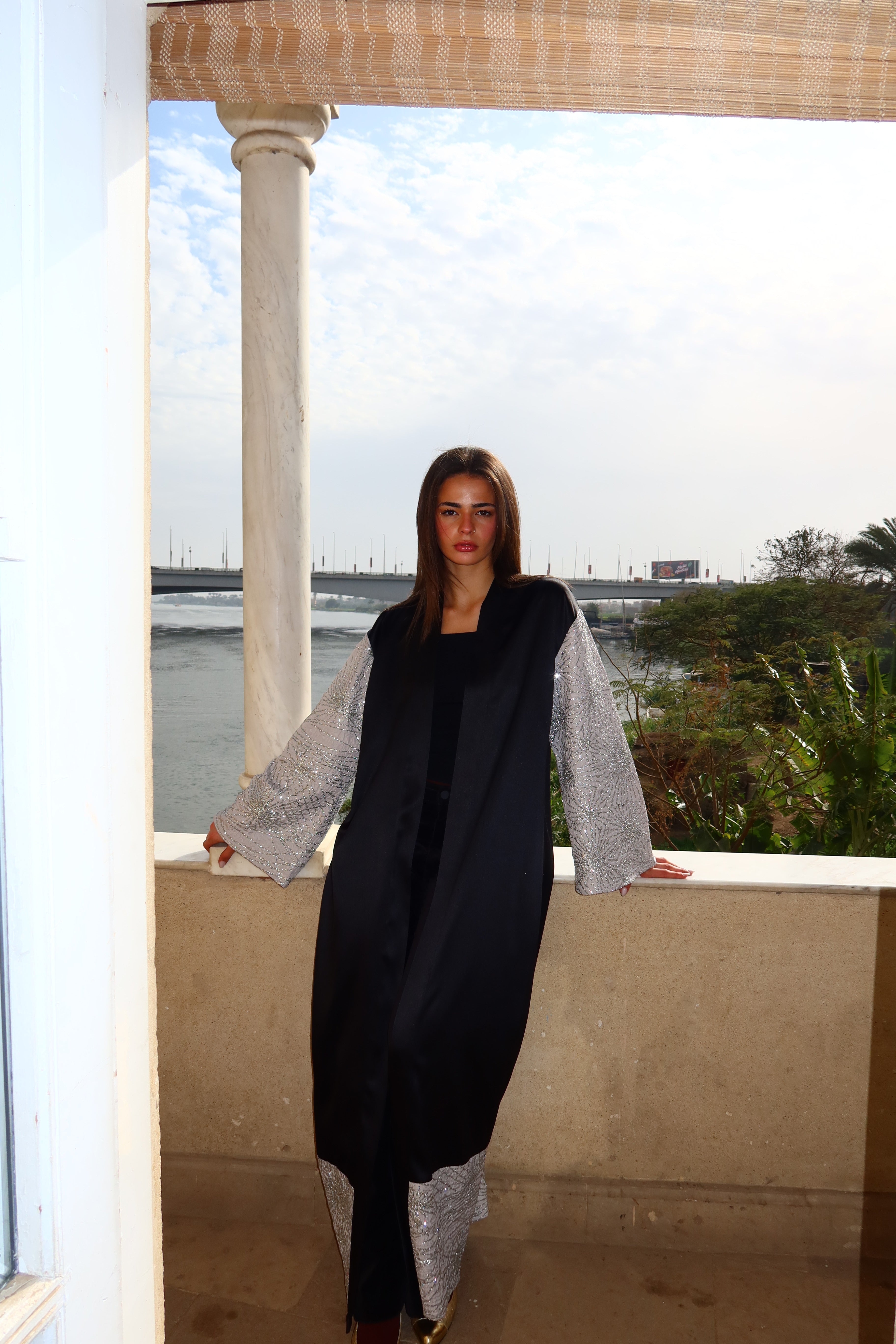 Monochrome kaftan