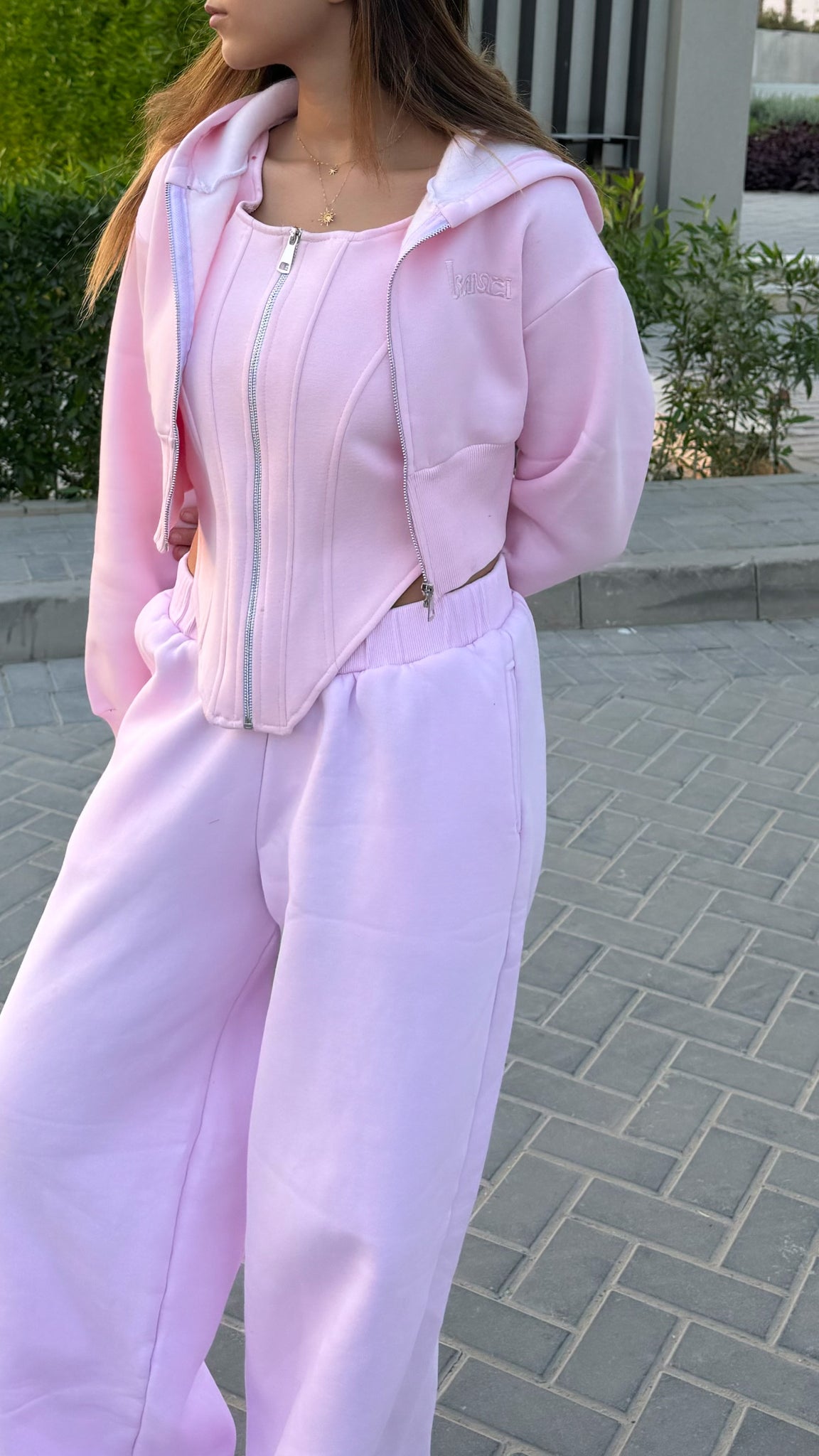 baby pink corset