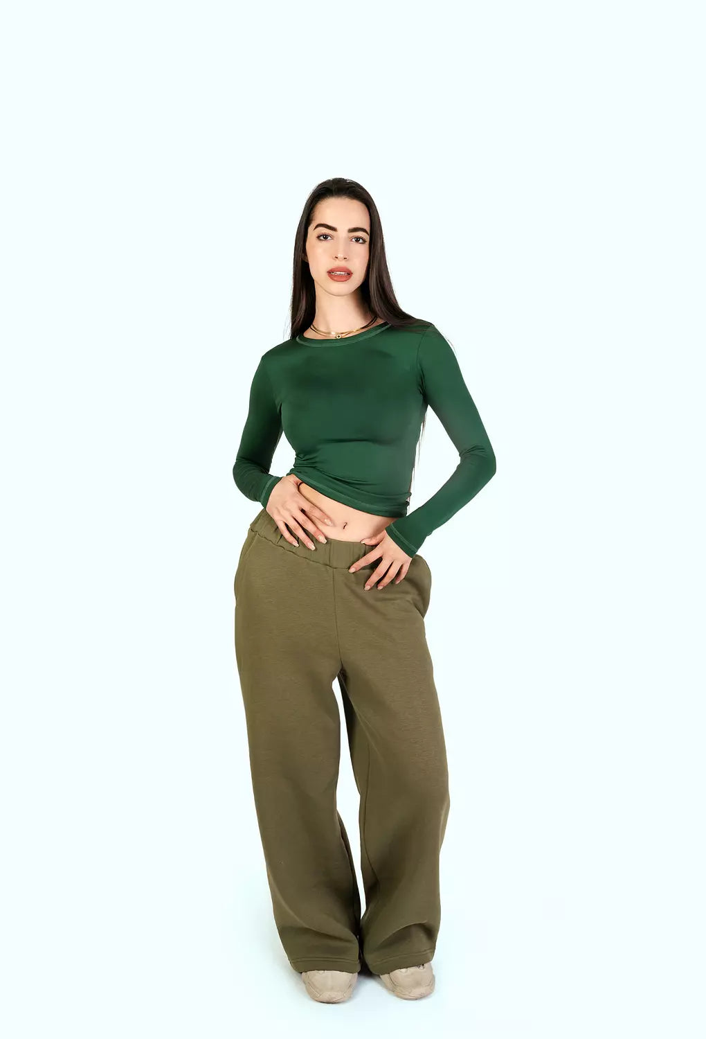 green long sleeve