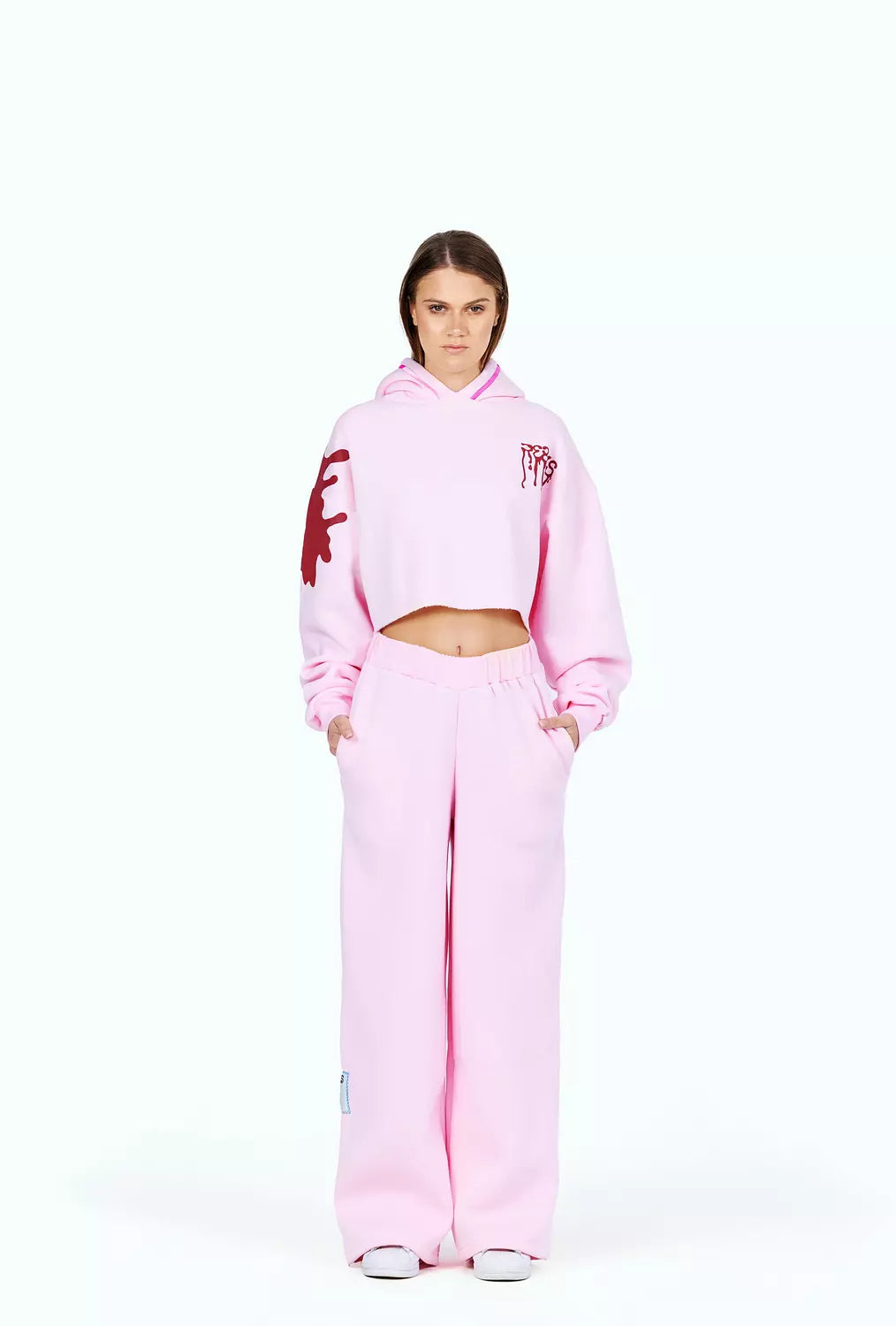 pink wide leg