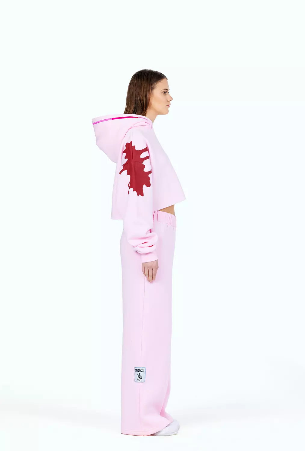pink wide leg