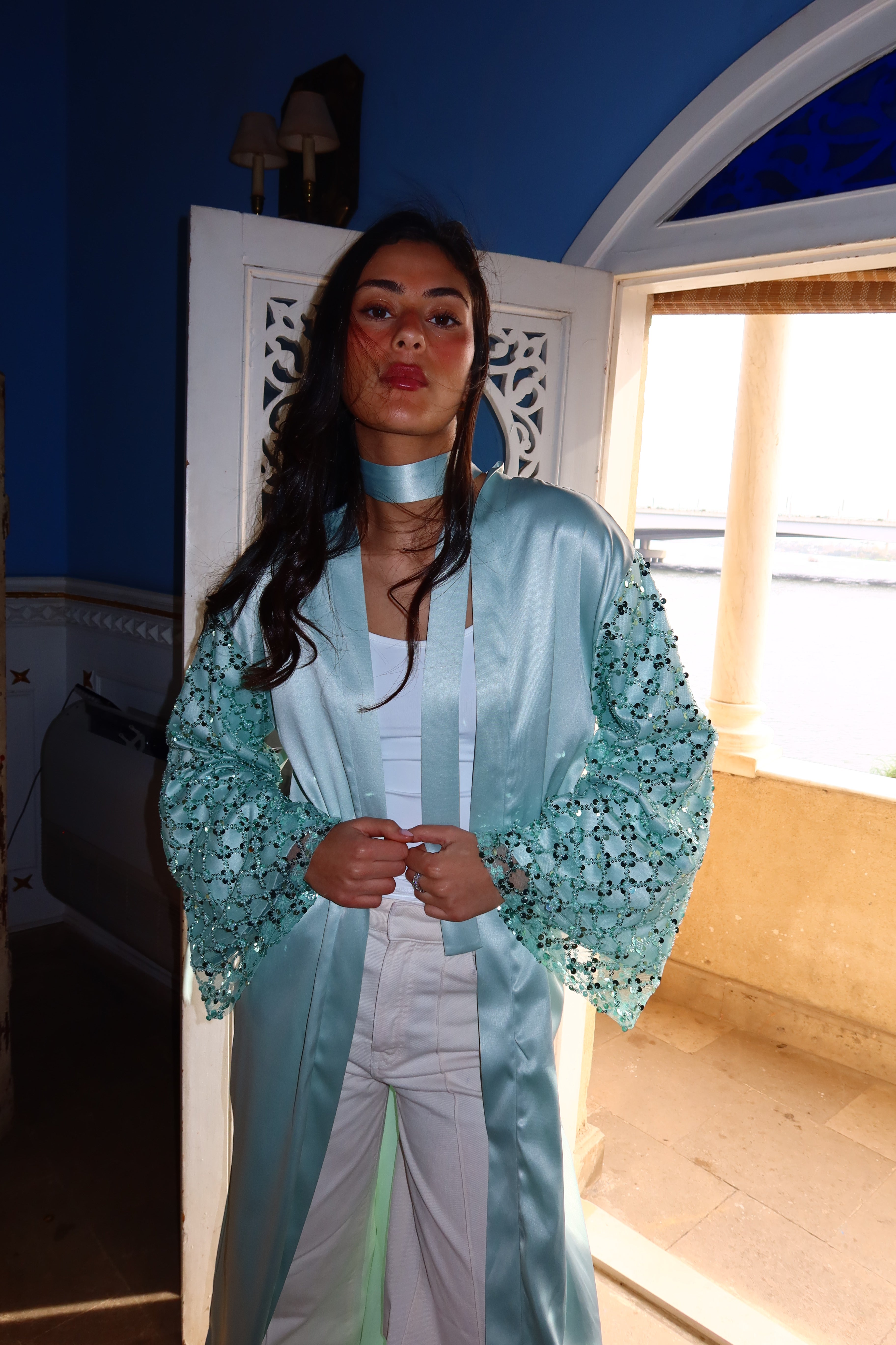 Mint Moon Kaftan
