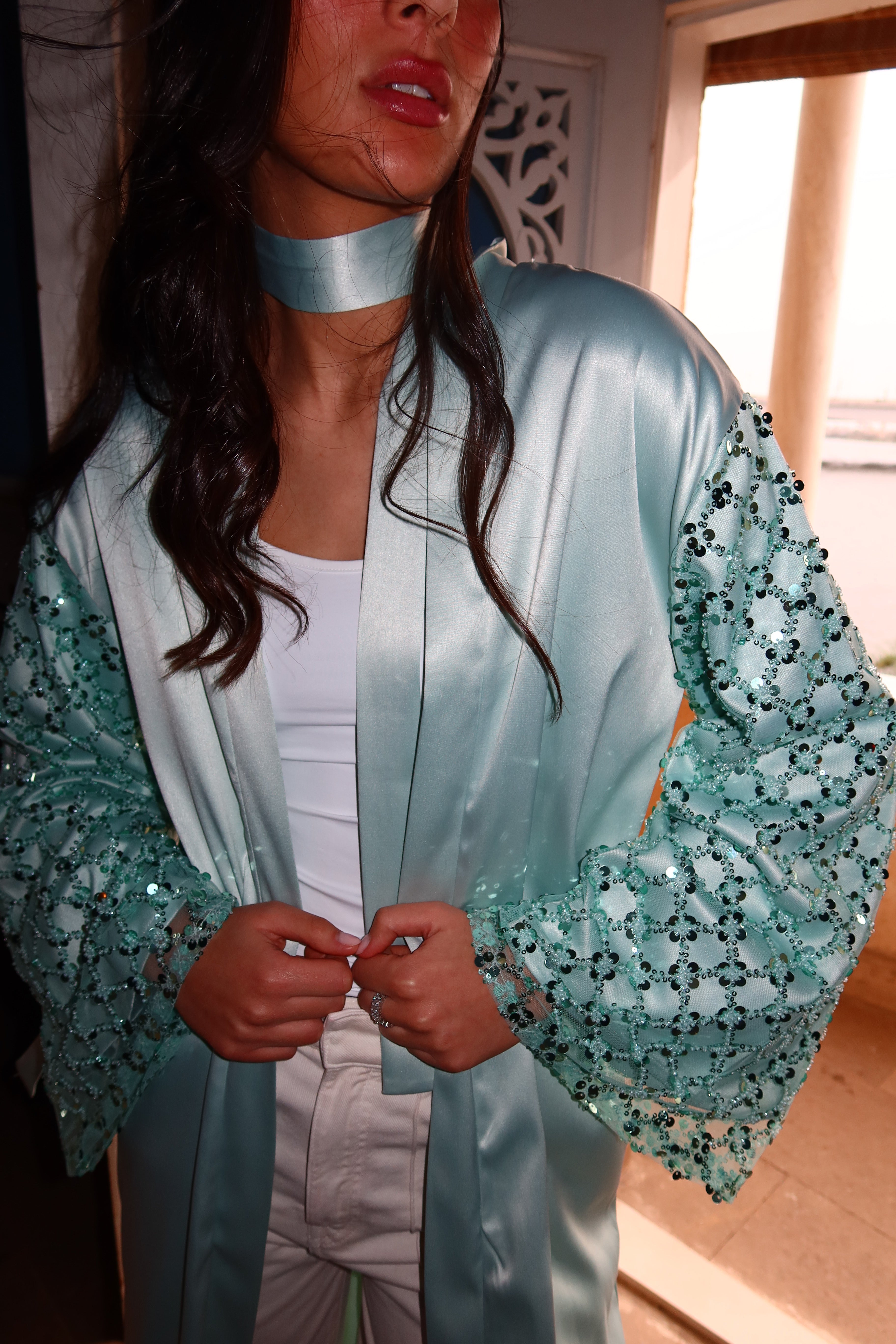 Mint Moon Kaftan