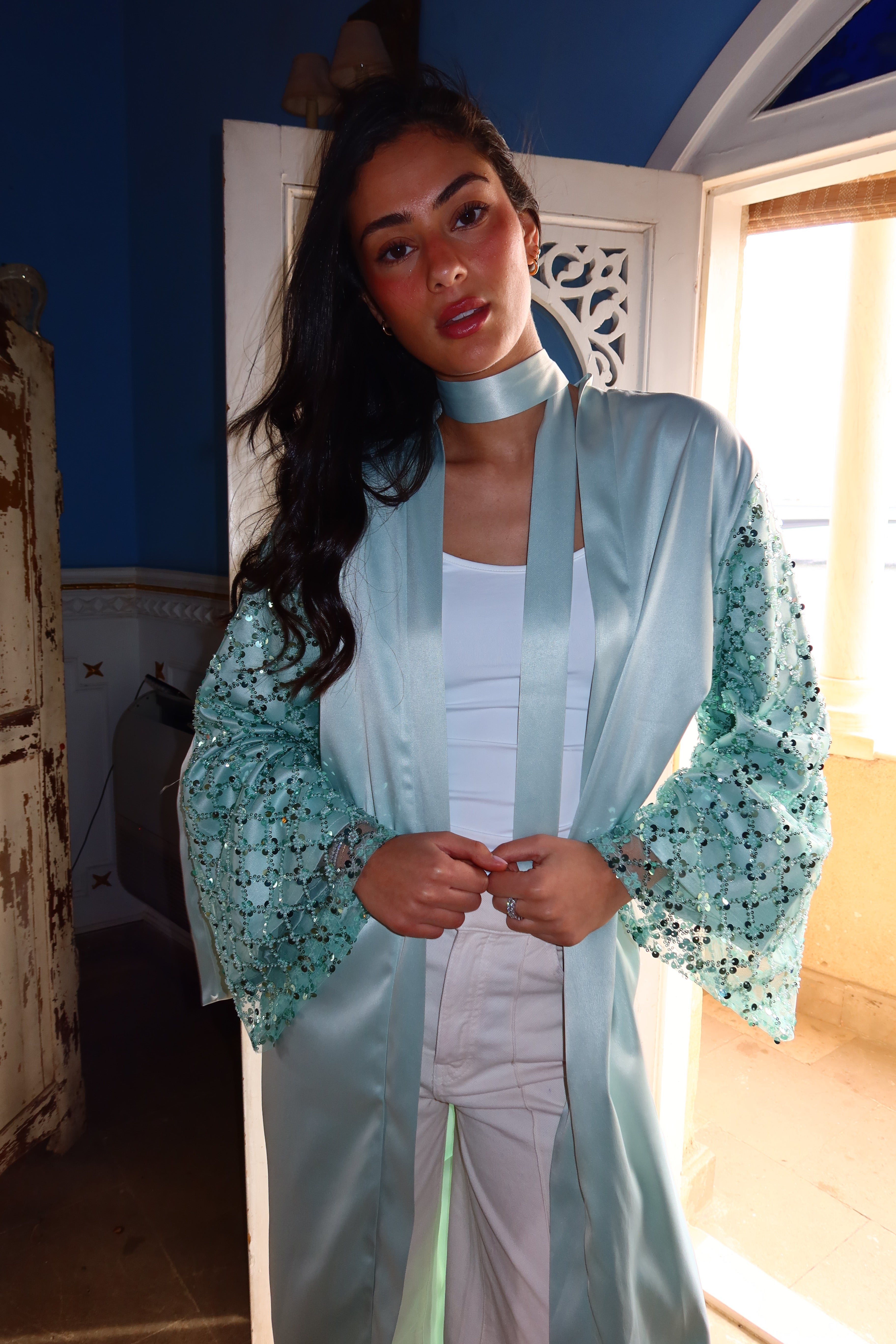 Mint Moon Kaftan
