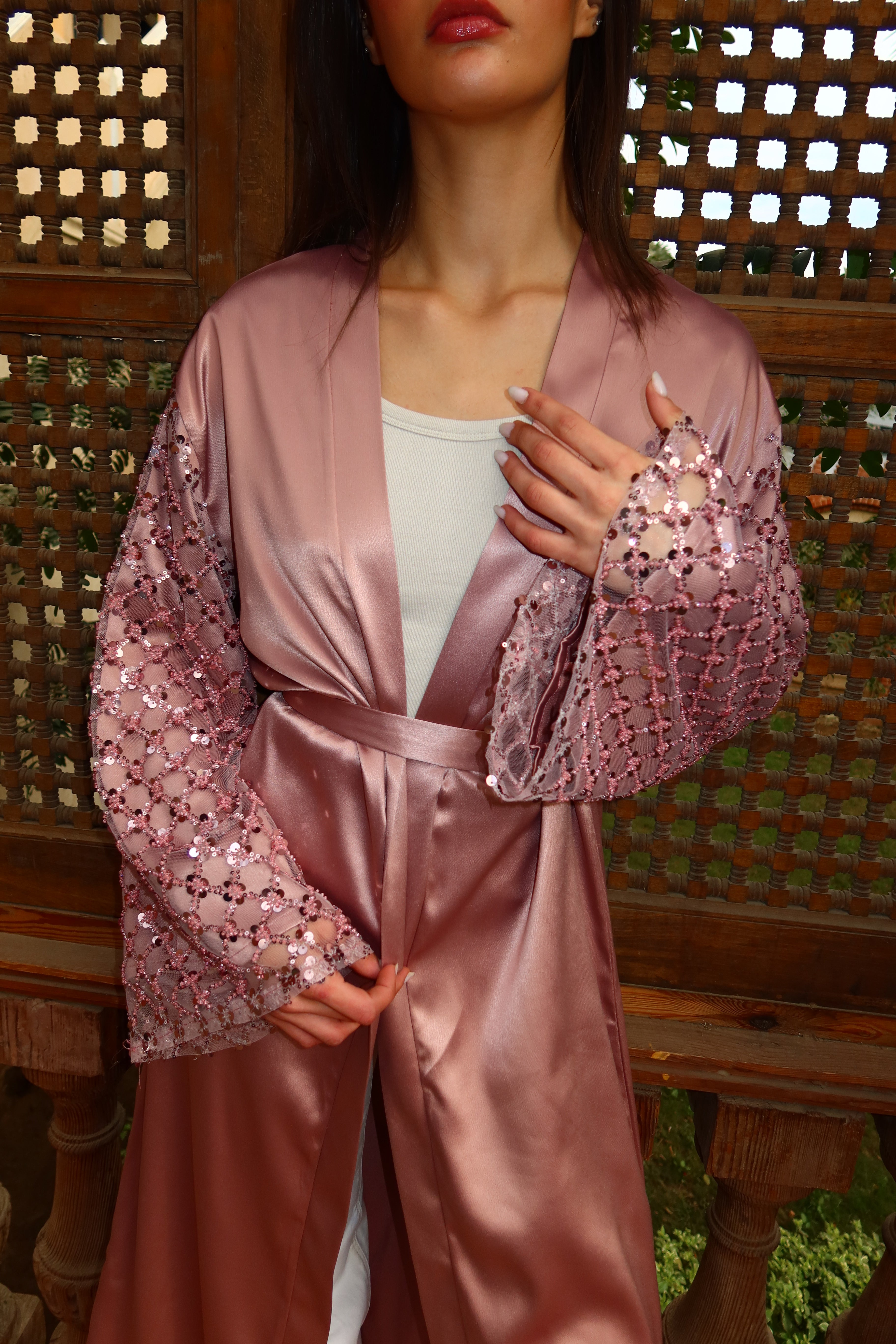 Rose moon kaftan