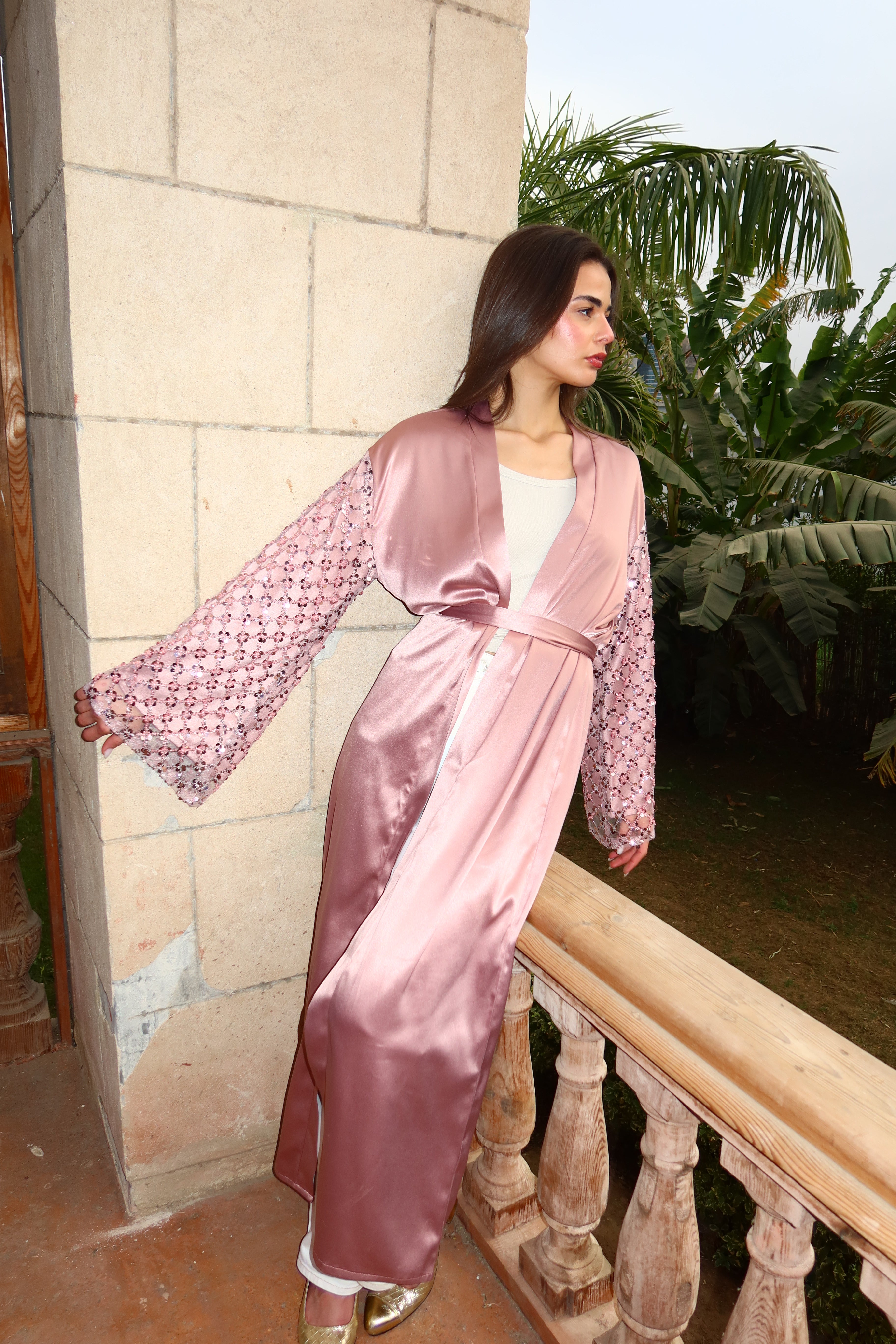 Rose moon kaftan