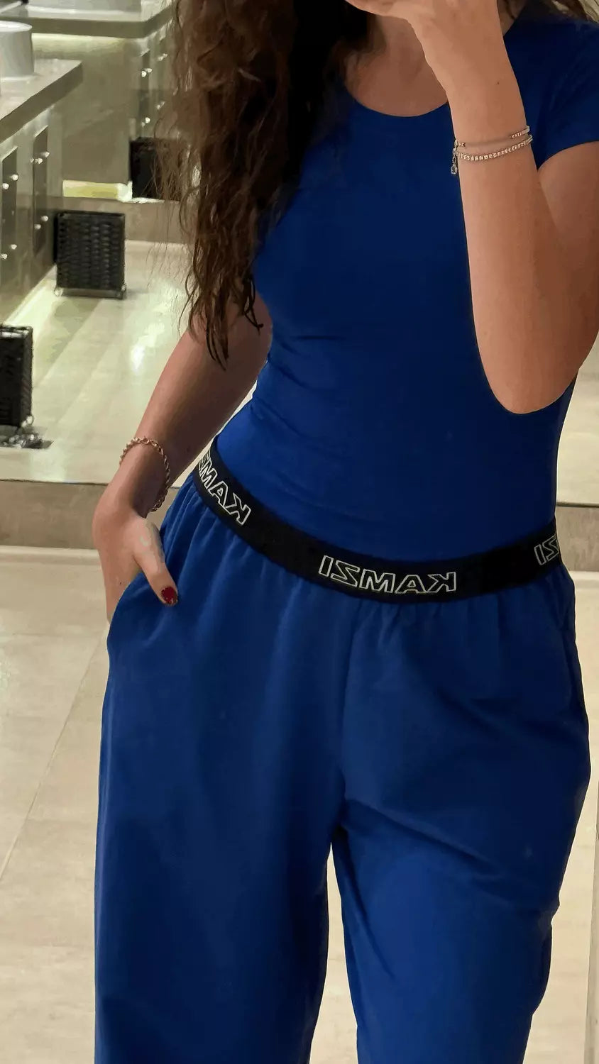 royal blue sculpting top