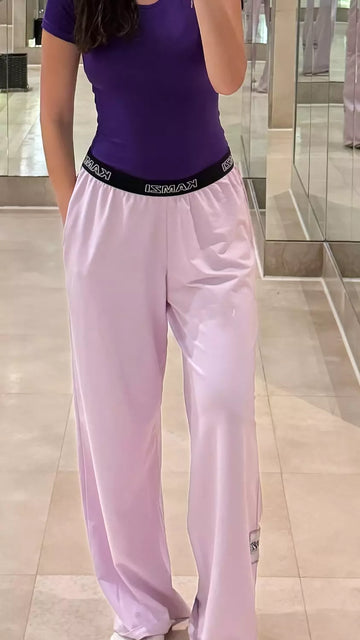 kamzi summer light purple pants