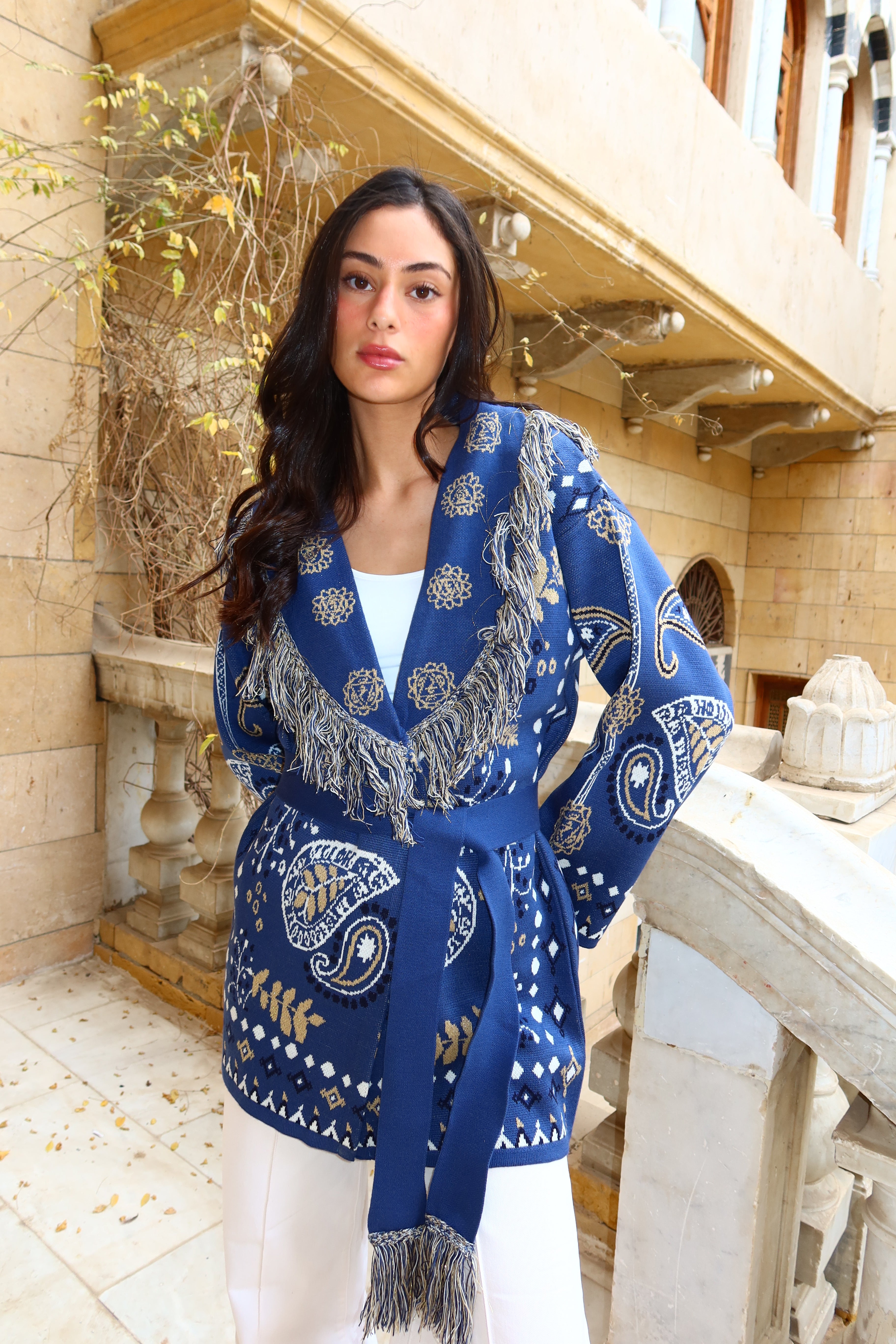 Blue Aurora Knit Cardigan