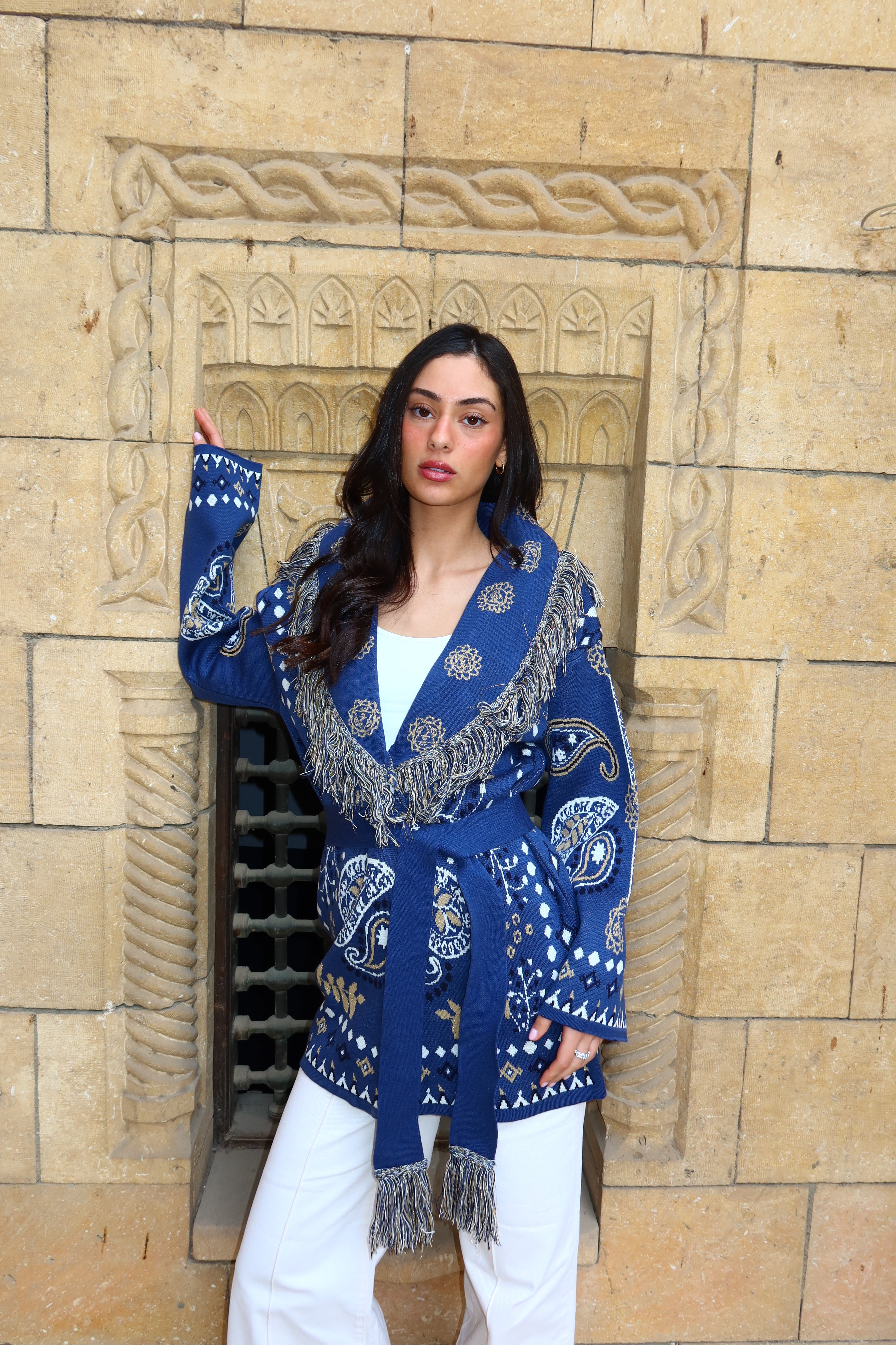 Blue Aurora Knit Cardigan