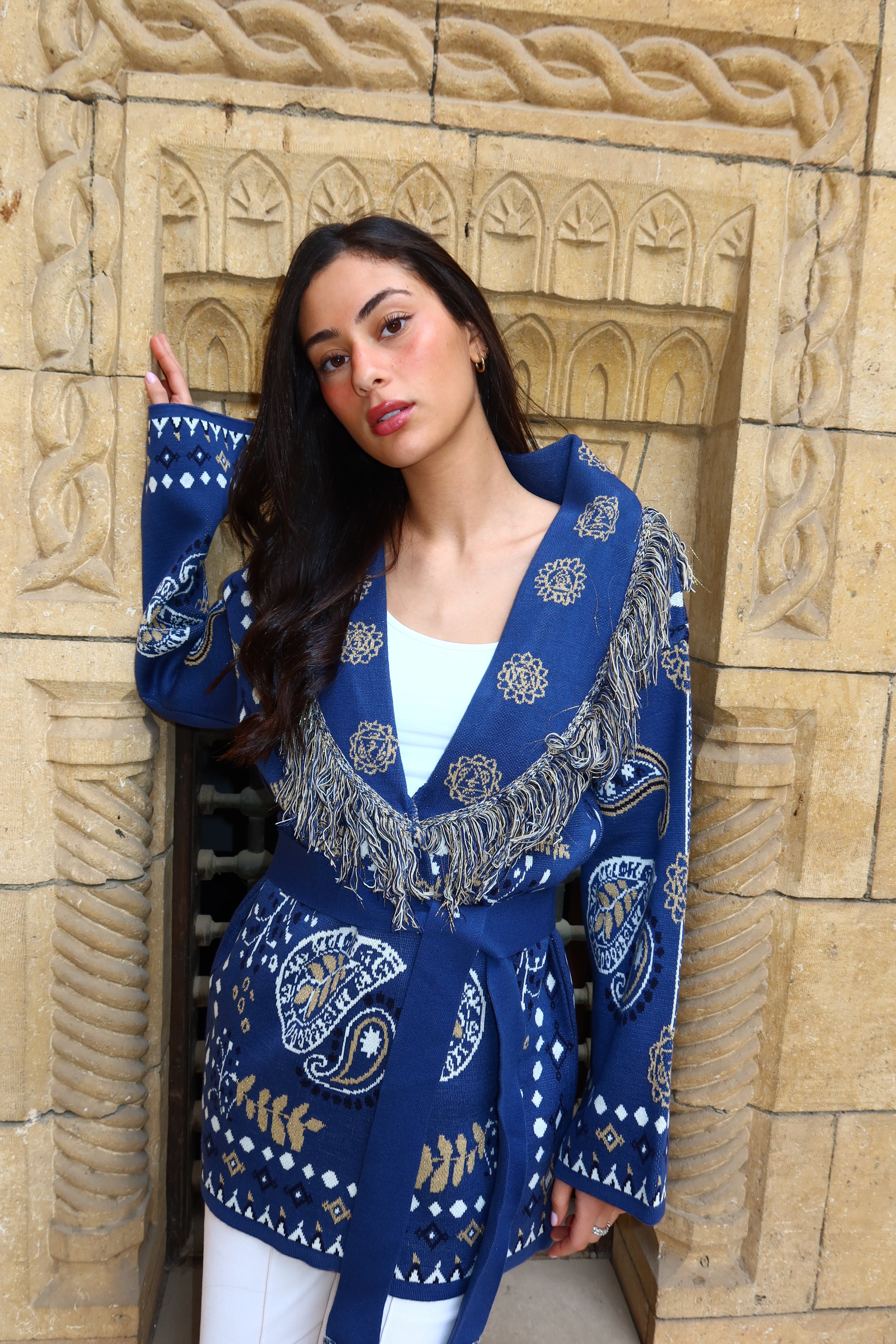 Blue Aurora Knit Cardigan