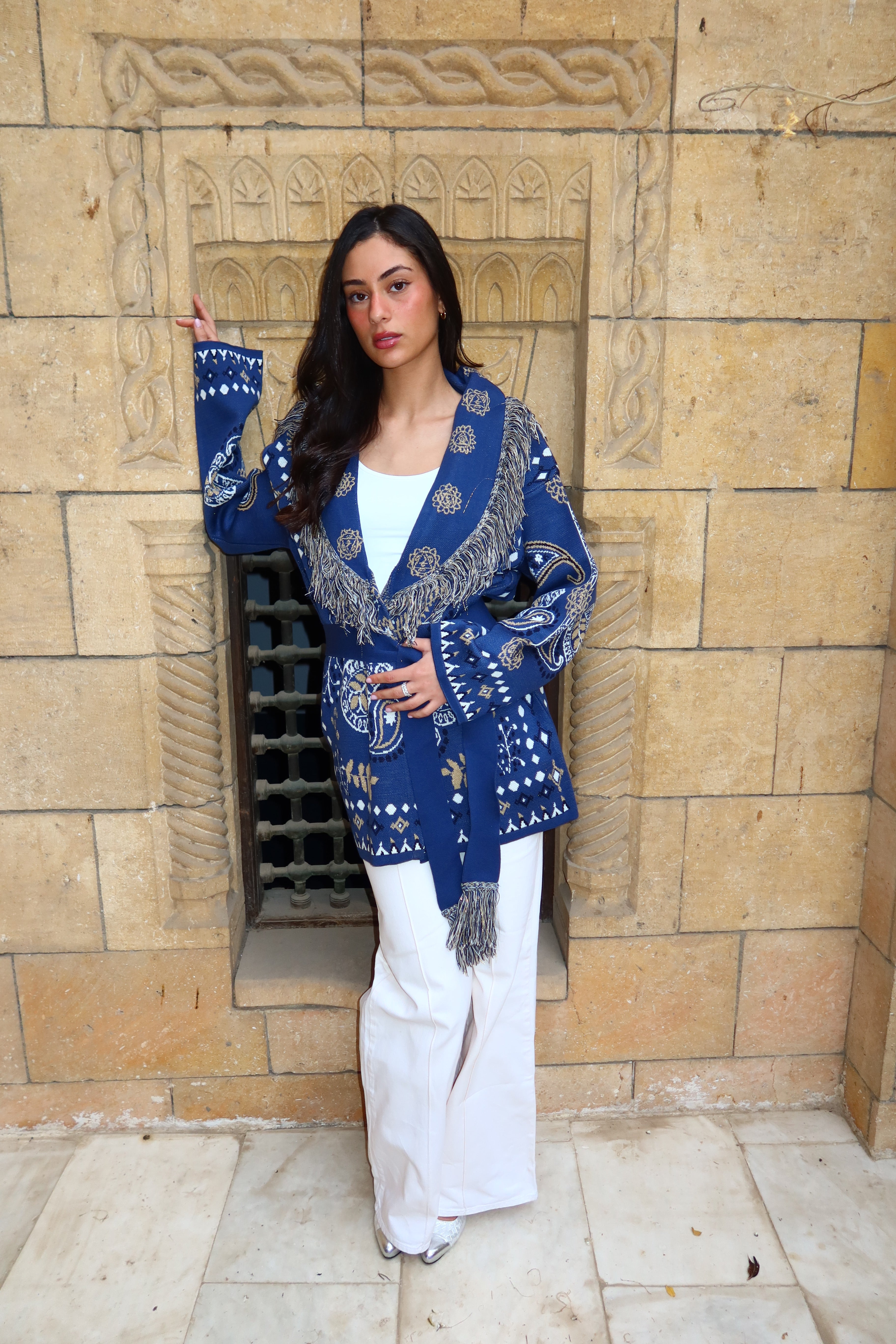 Blue Aurora Knit Cardigan