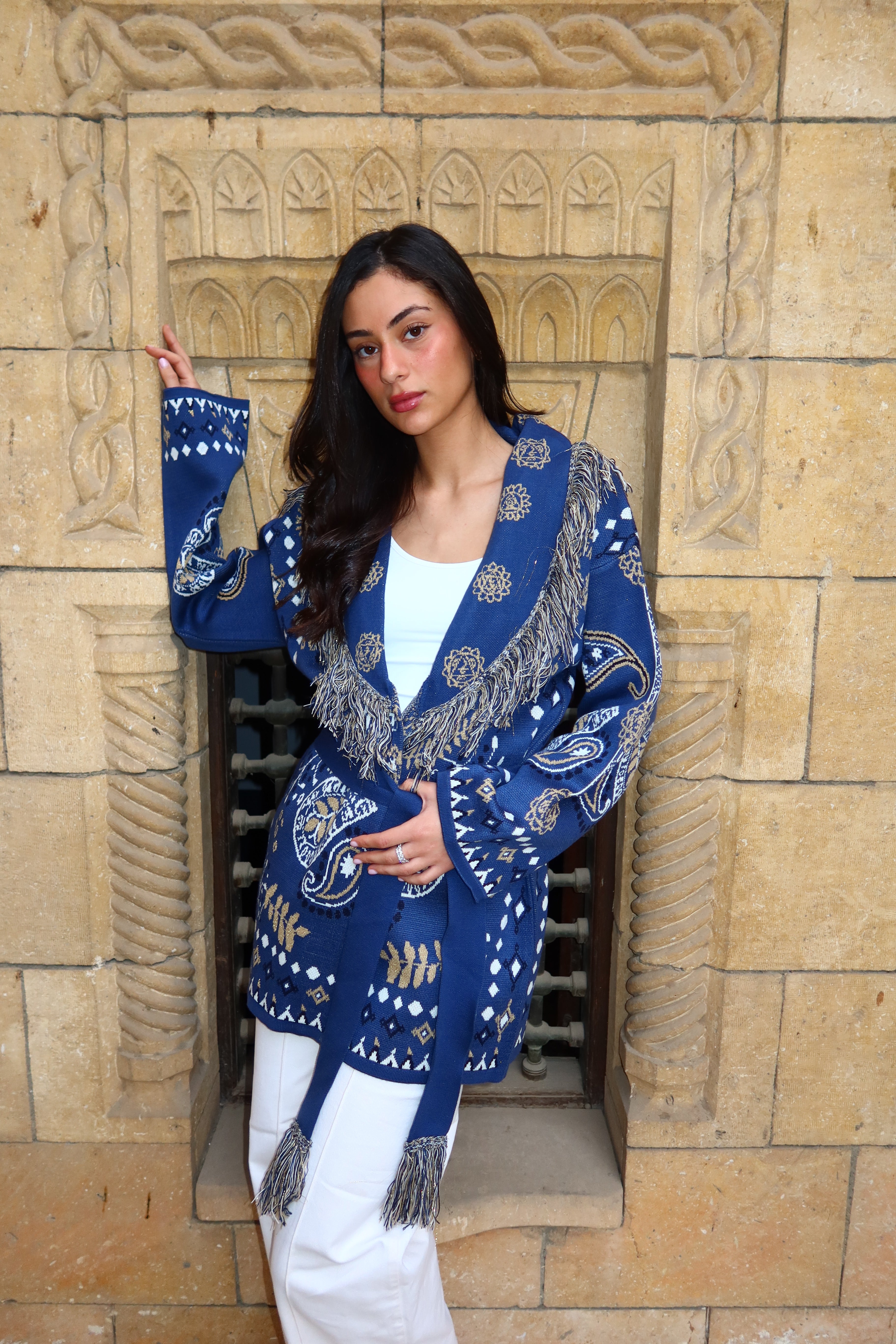 Blue Aurora Knit Cardigan
