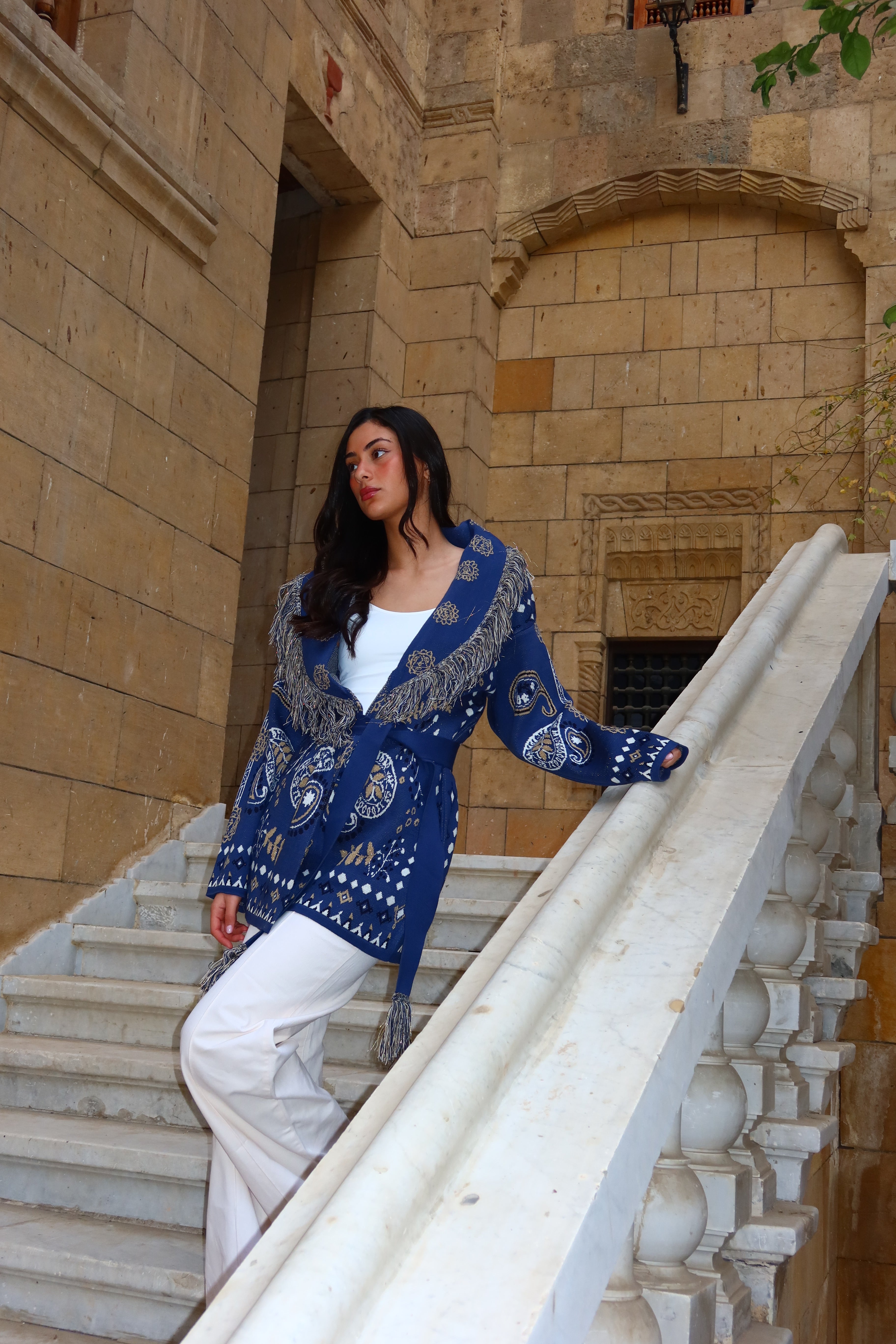 Blue Aurora Knit Cardigan