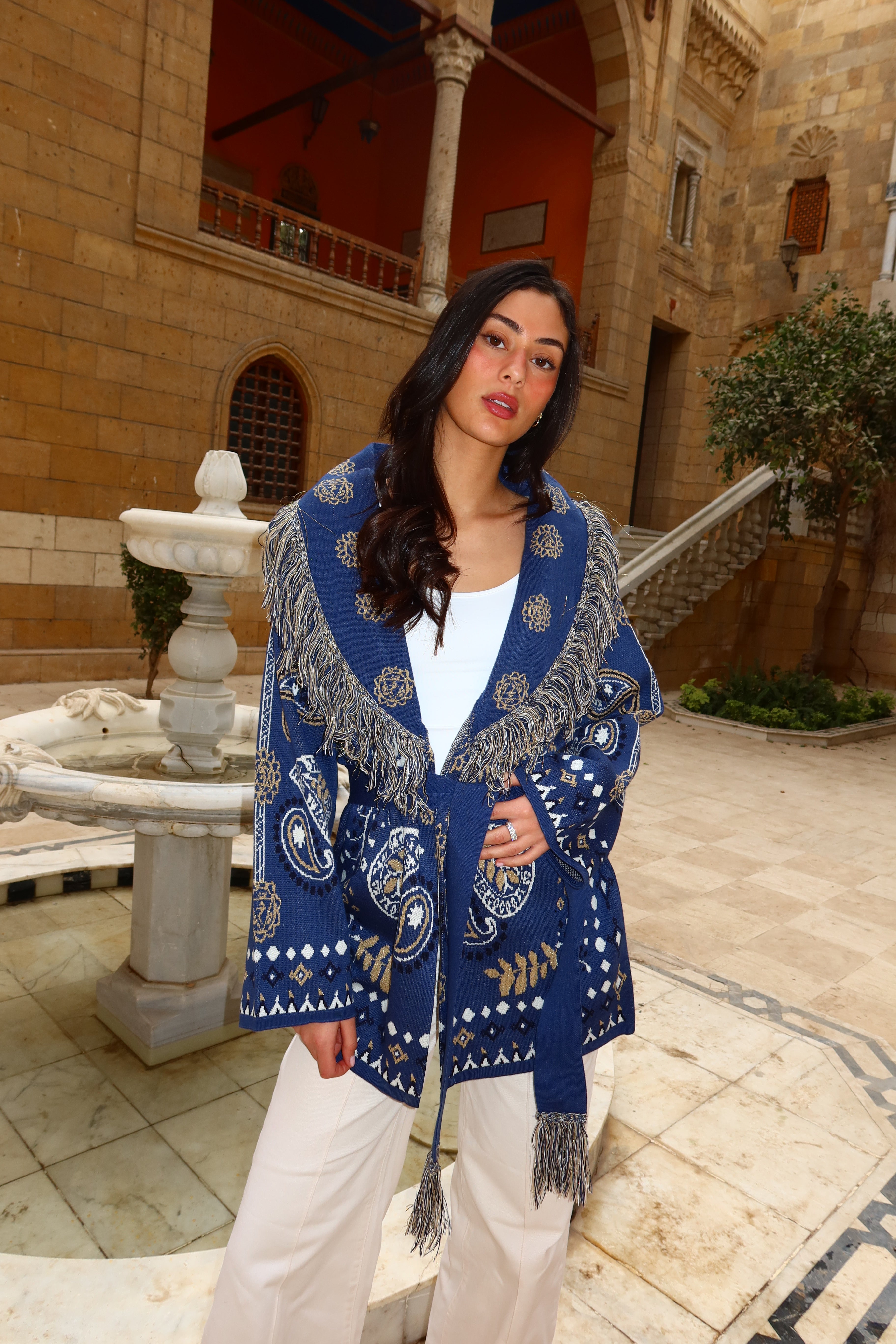 Blue Aurora Knit Cardigan