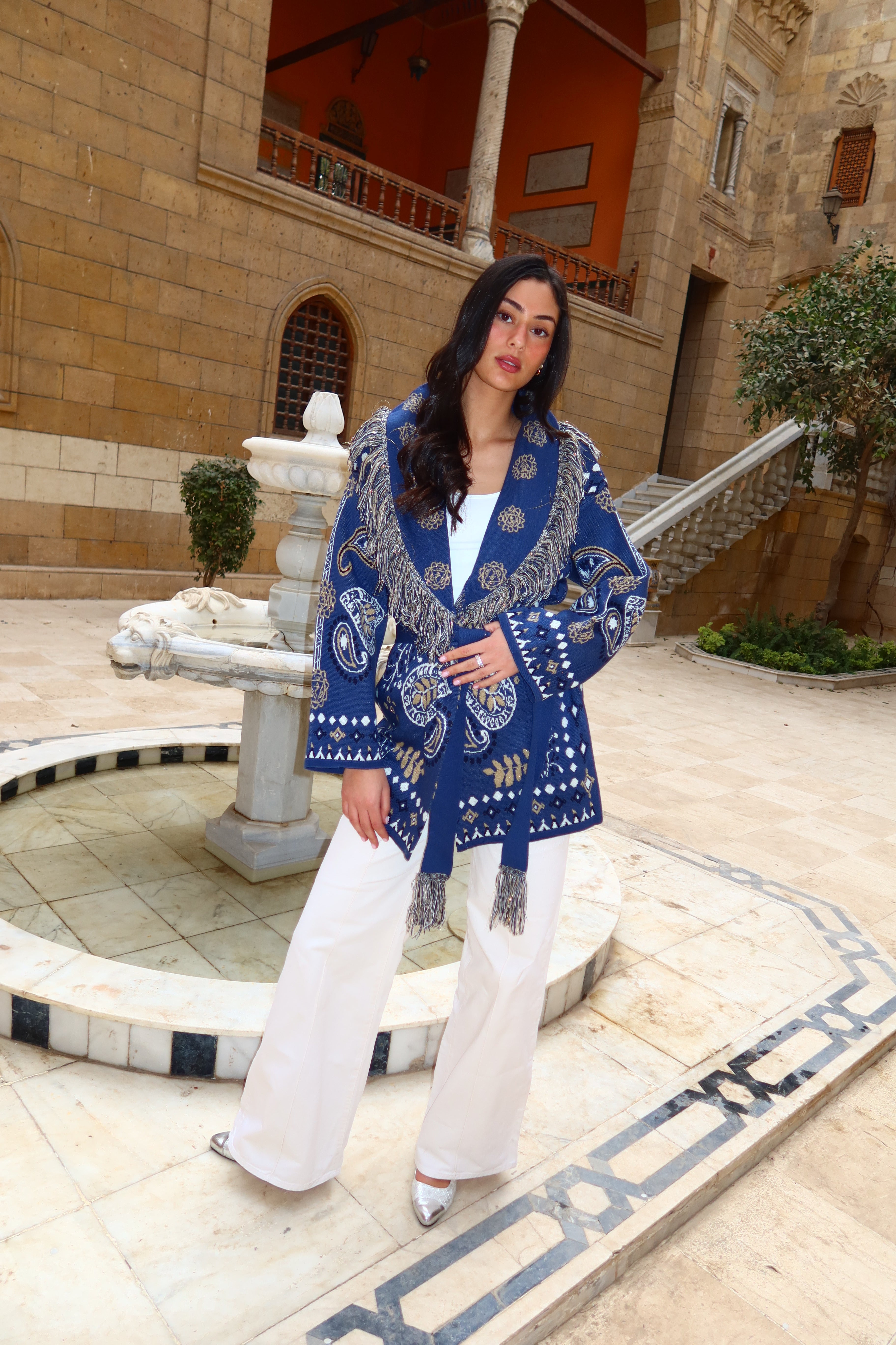 Blue Aurora Knit Cardigan