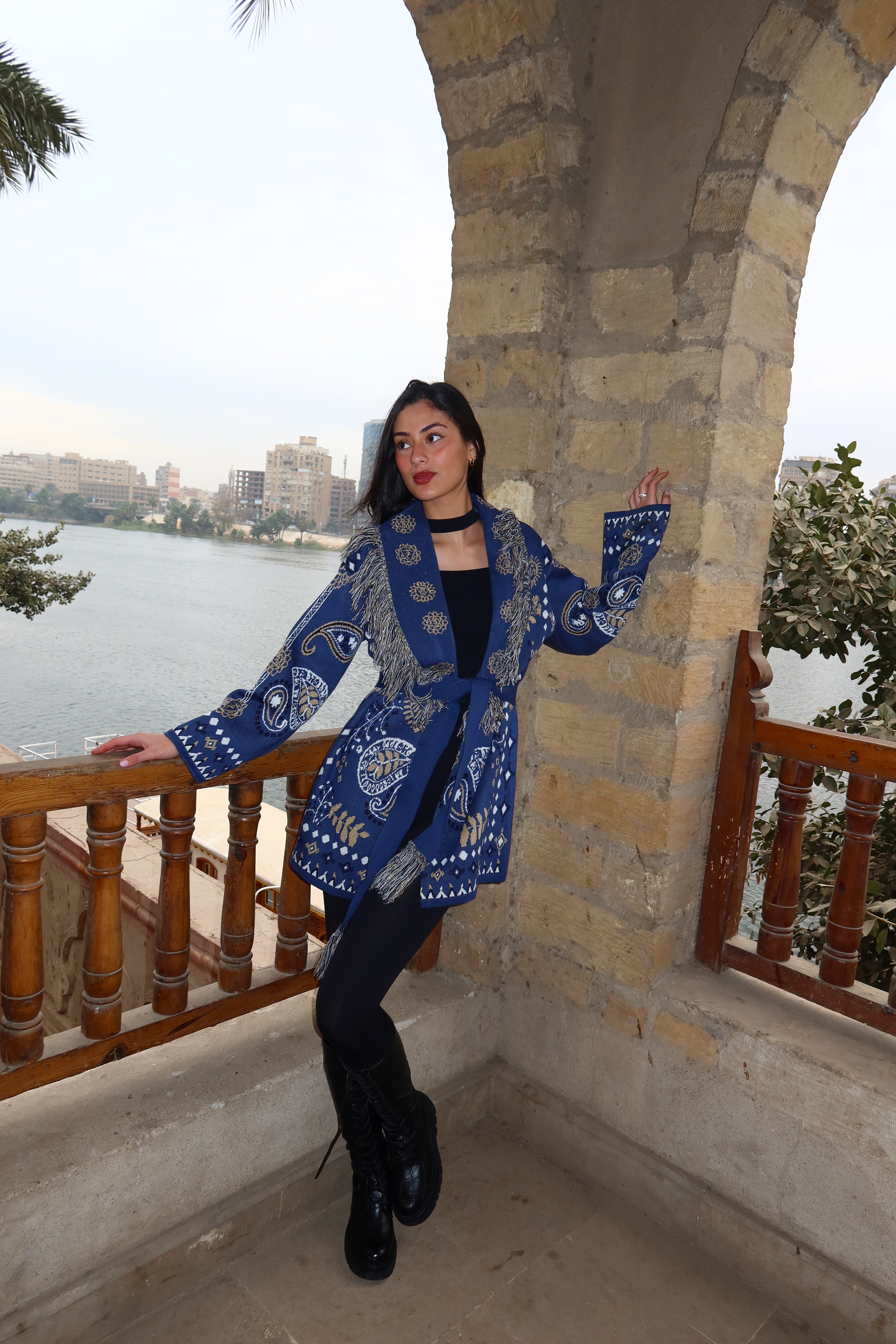 Blue Aurora Knit Cardigan