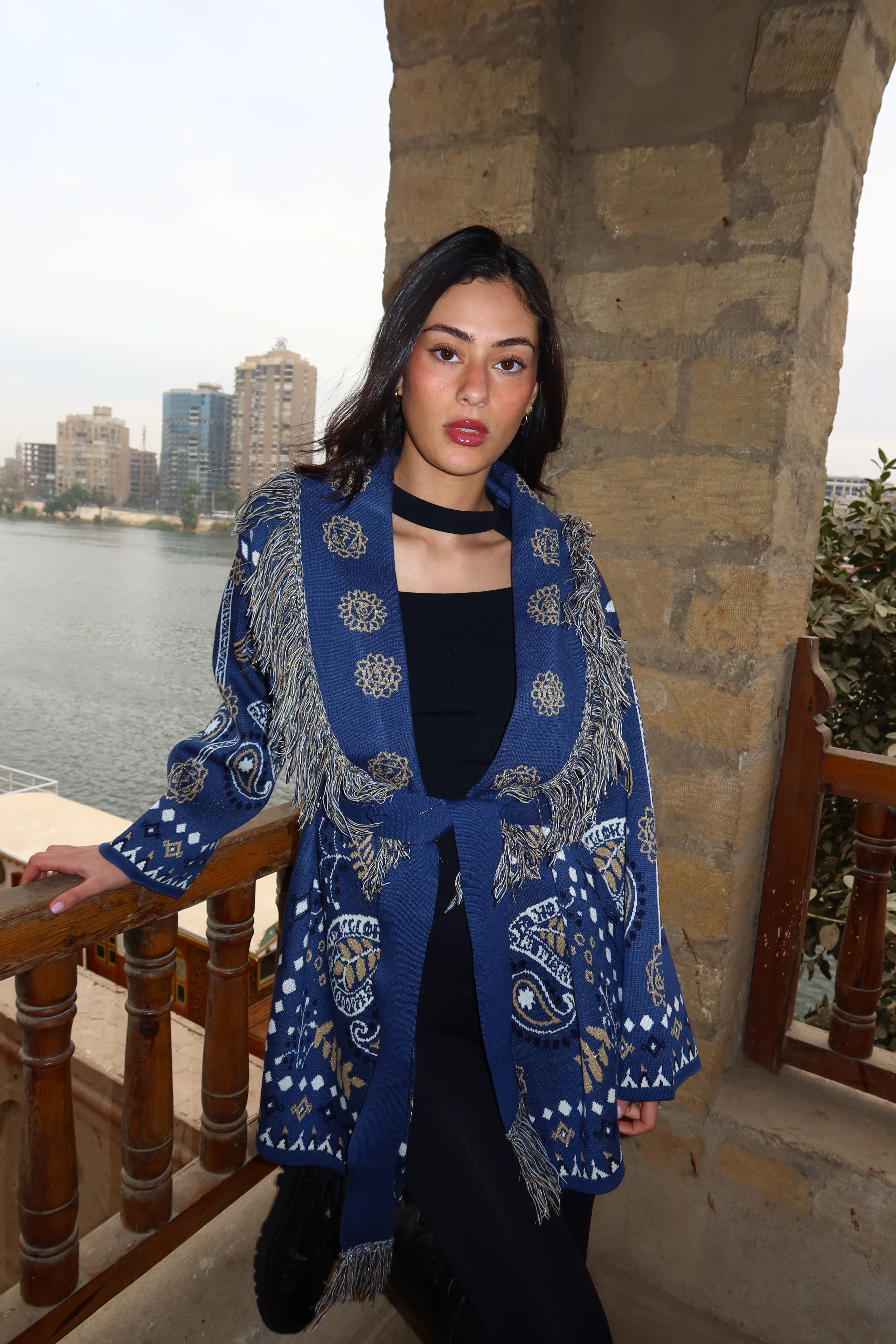 Blue Aurora Knit Cardigan