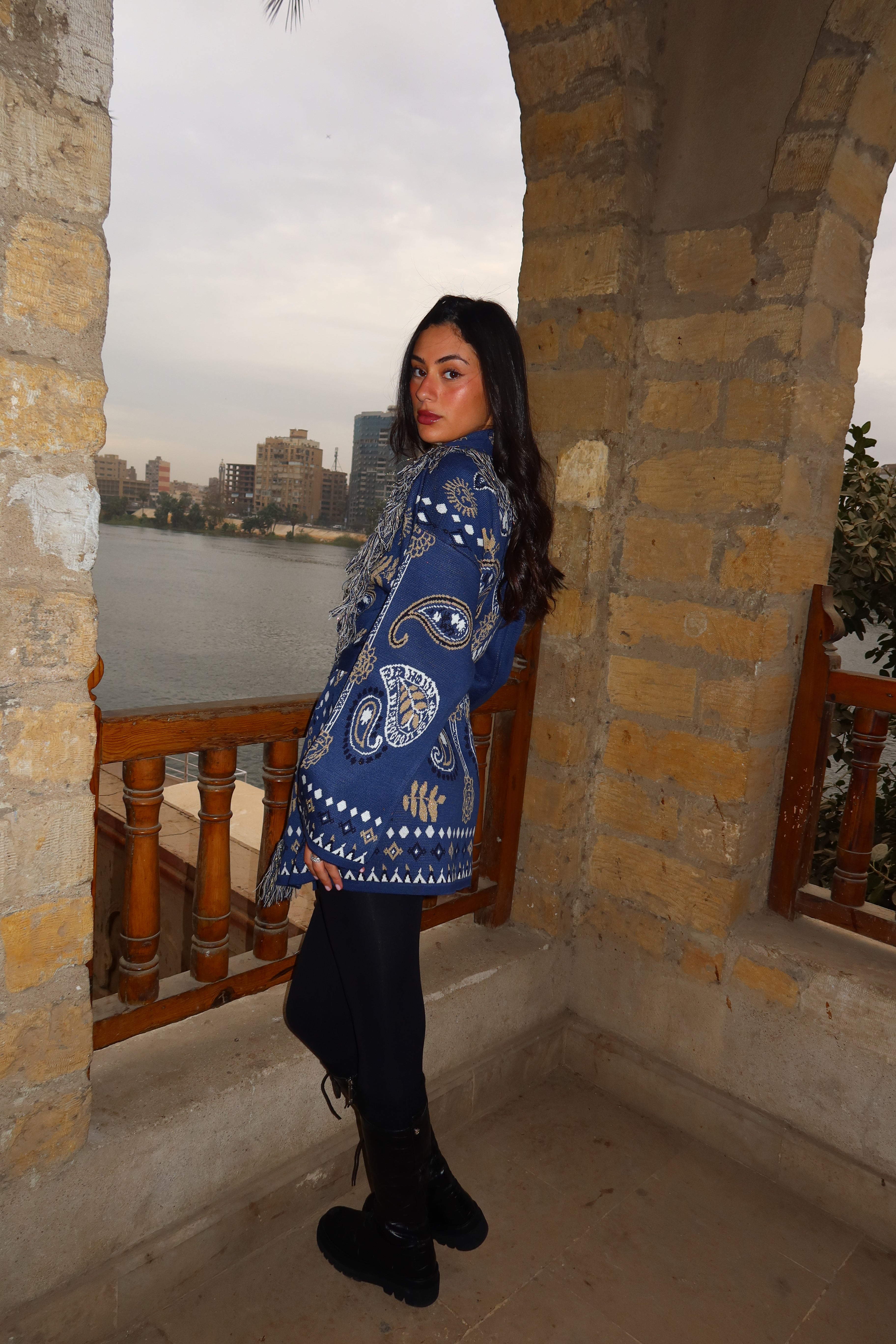 Blue Aurora Knit Cardigan