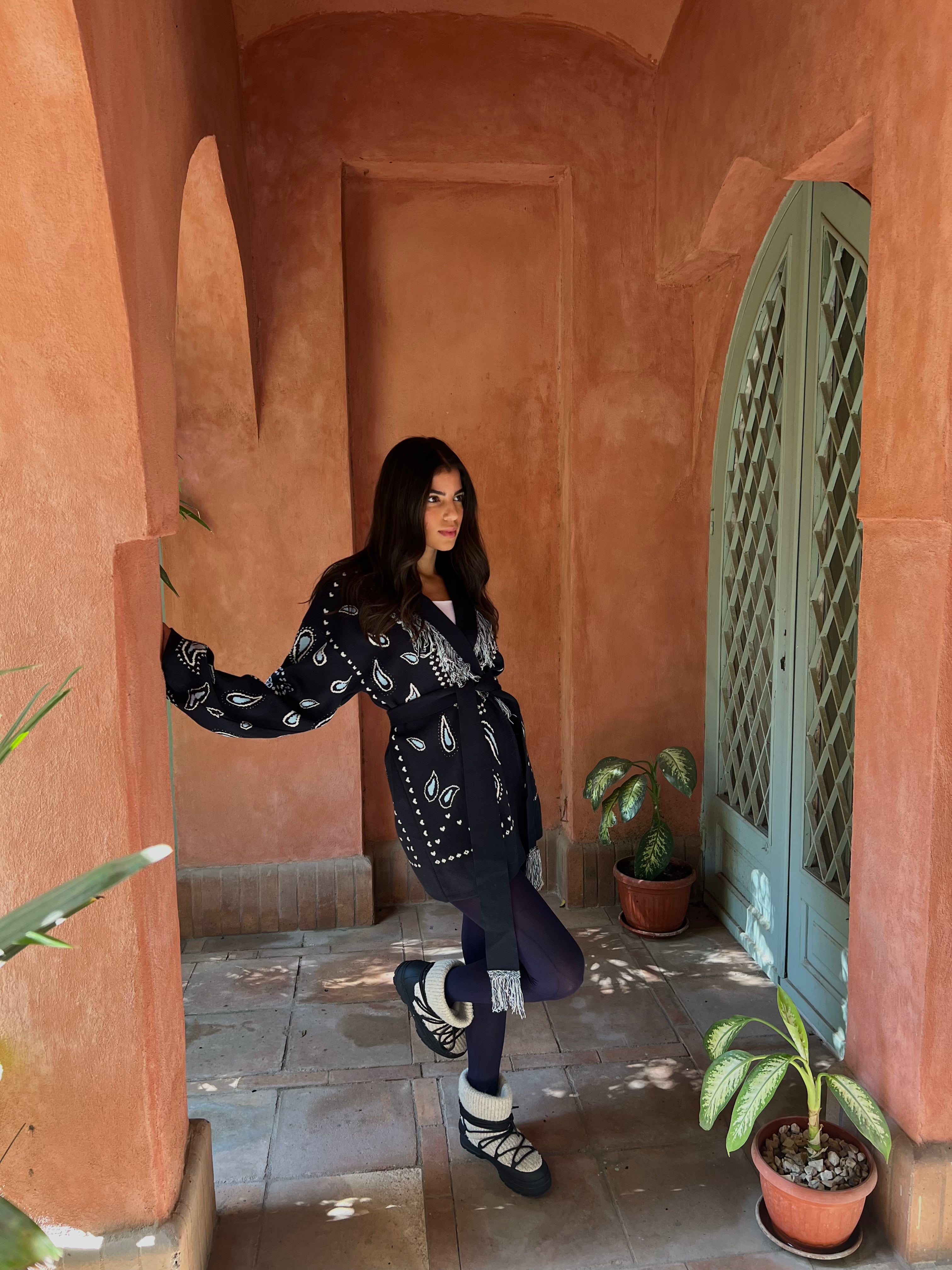 [PRE ORDER] Navy Bloom Coat