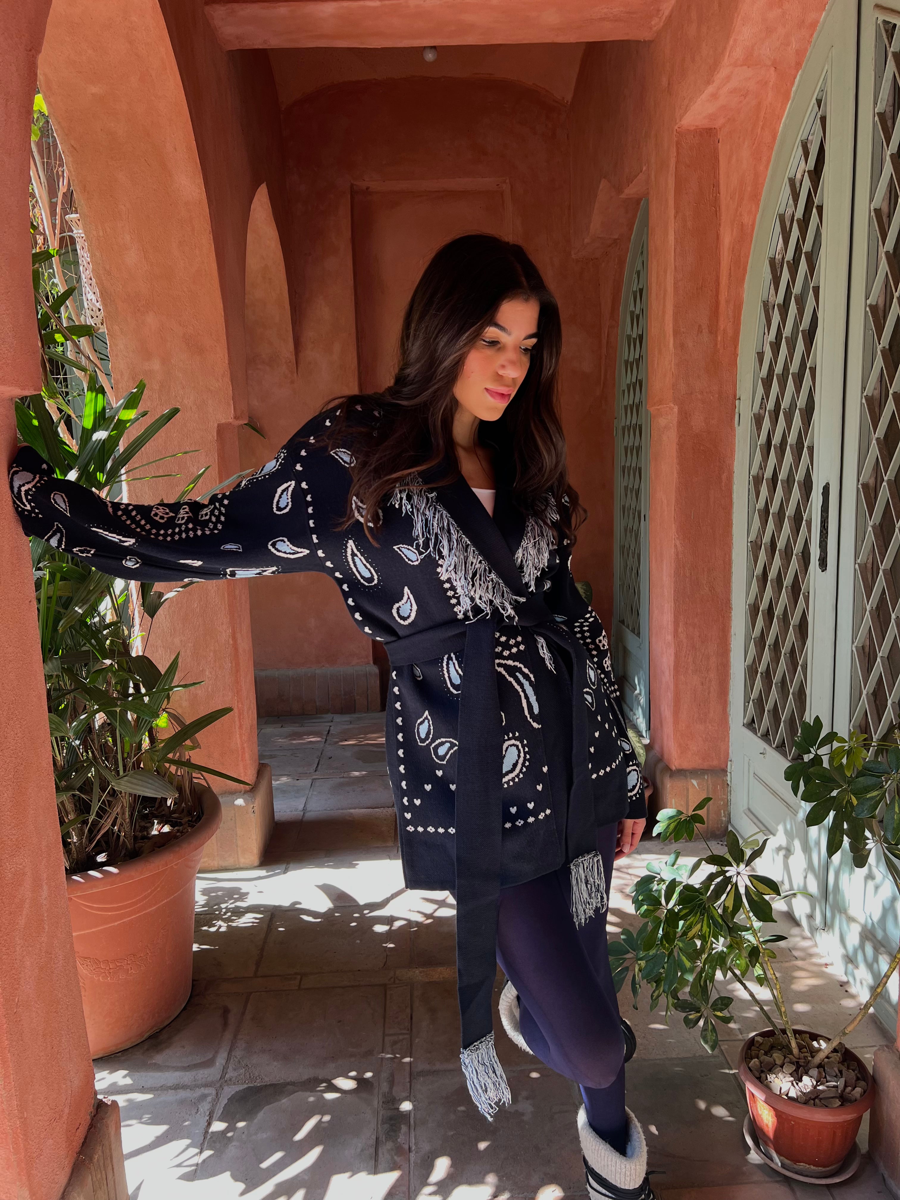 [PRE ORDER] Navy Bloom Coat