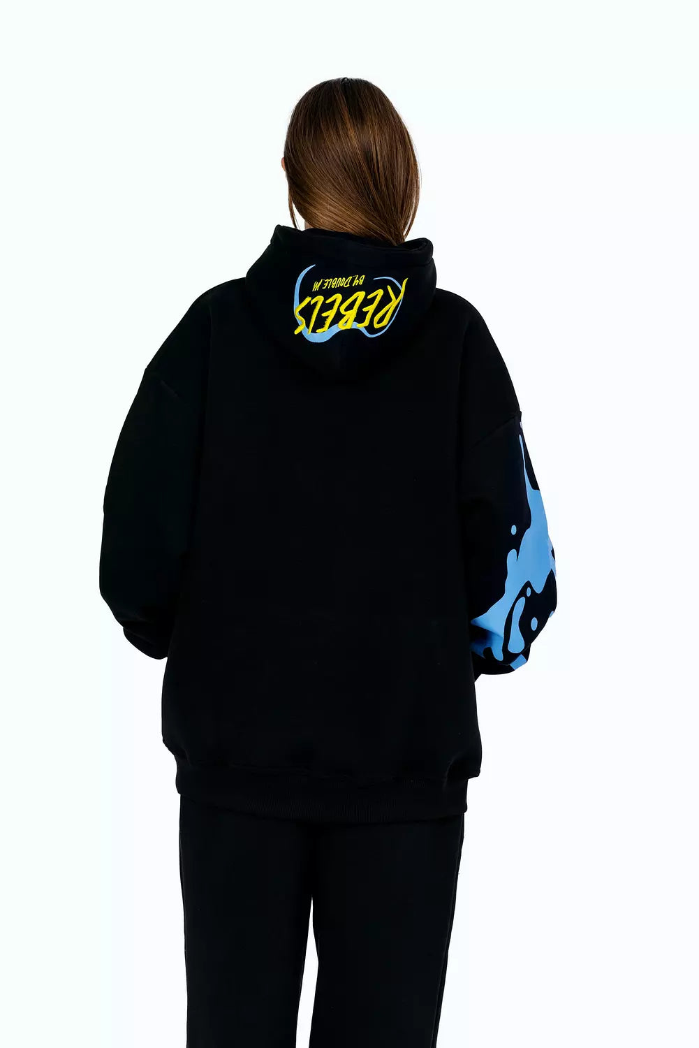 black splash hoodie