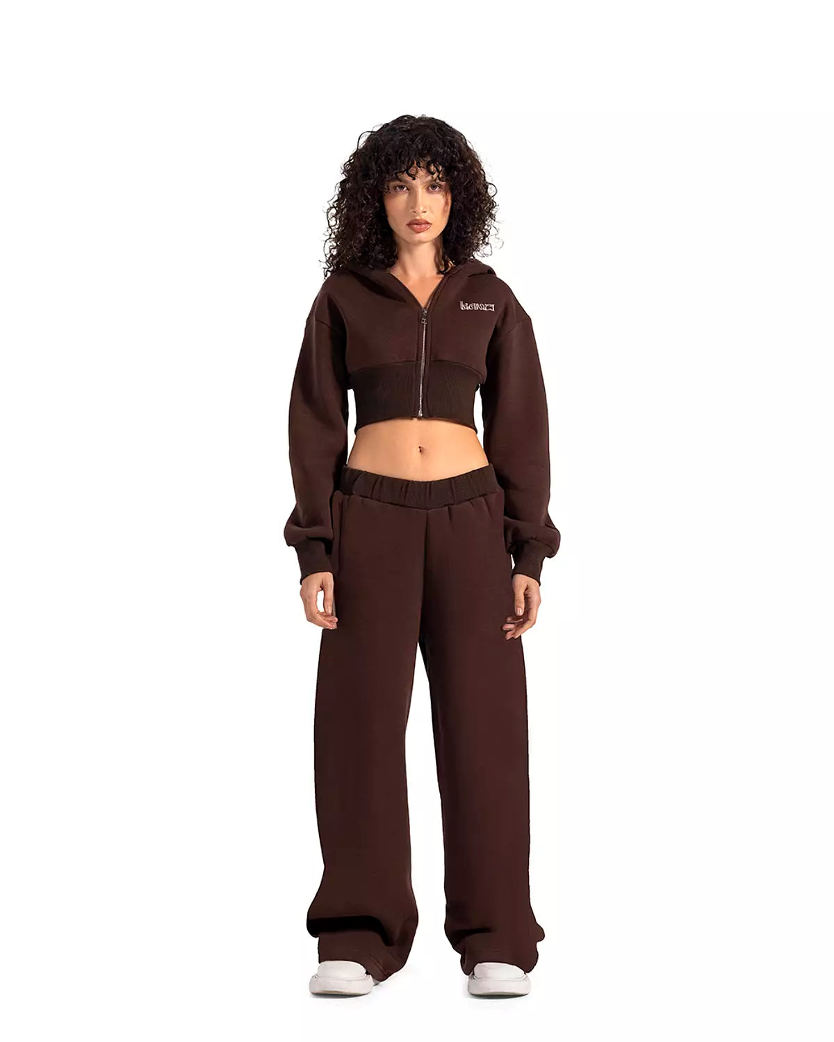 chocolate cropped jacket