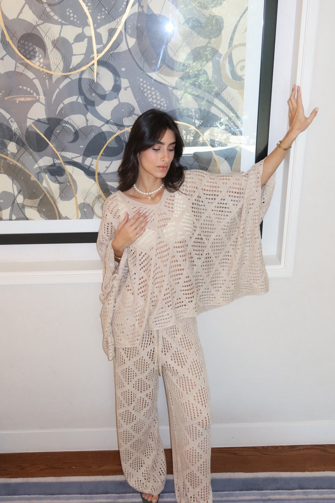 Shell Breeze knit set