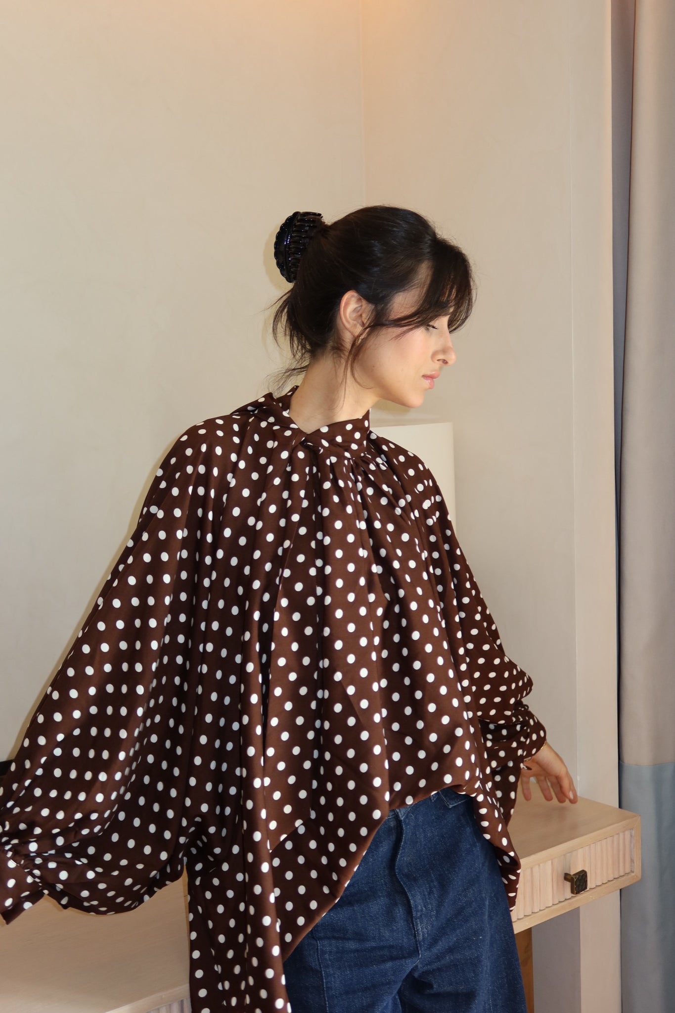 Polka Flow Blouse