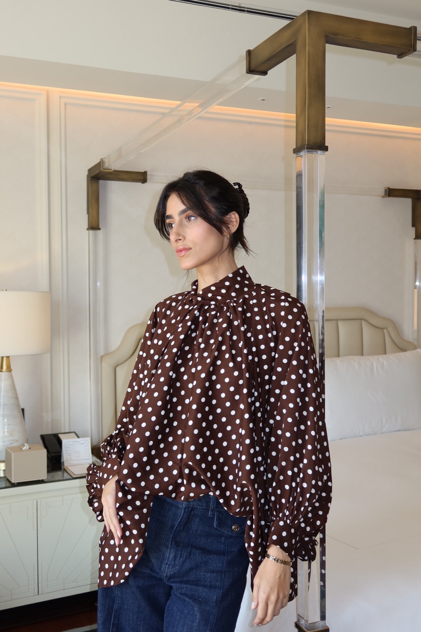 Polka Flow Blouse