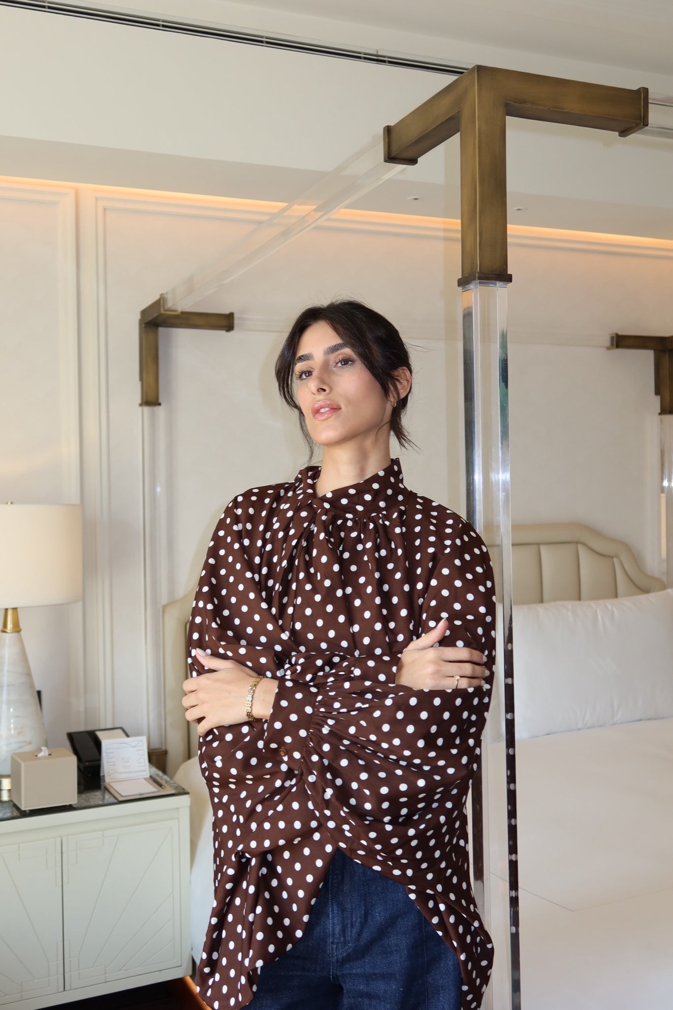 Polka Flow Blouse